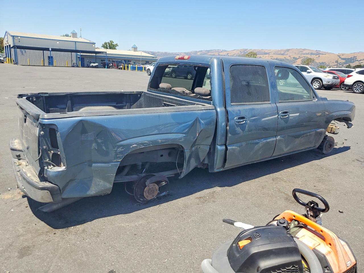 2007 Chevrolet Silverado C1500 Classic Crew Cab Gray vin: 2GCEC13V371123512