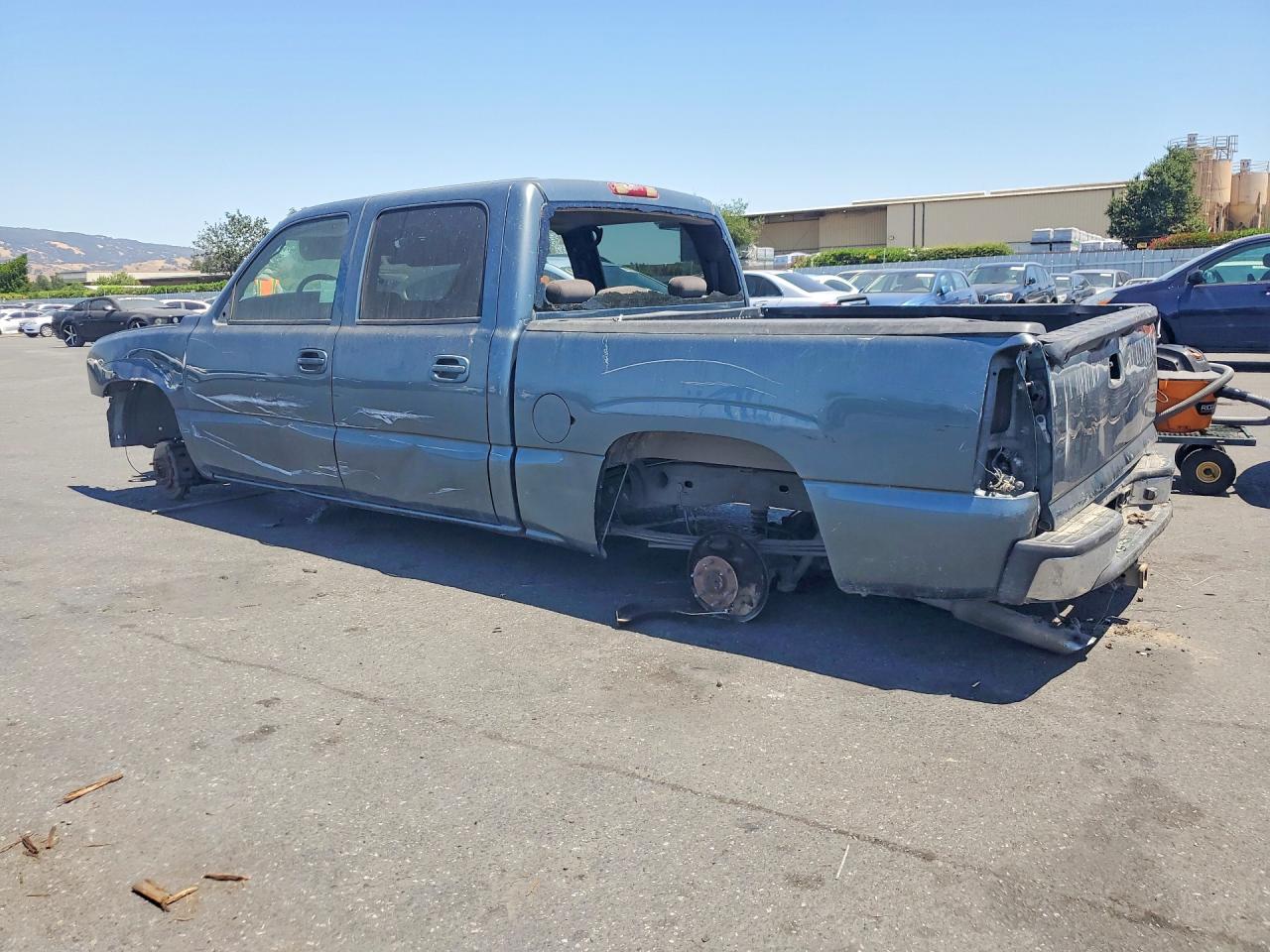 2007 Chevrolet Silverado C1500 Classic Crew Cab Gray vin: 2GCEC13V371123512