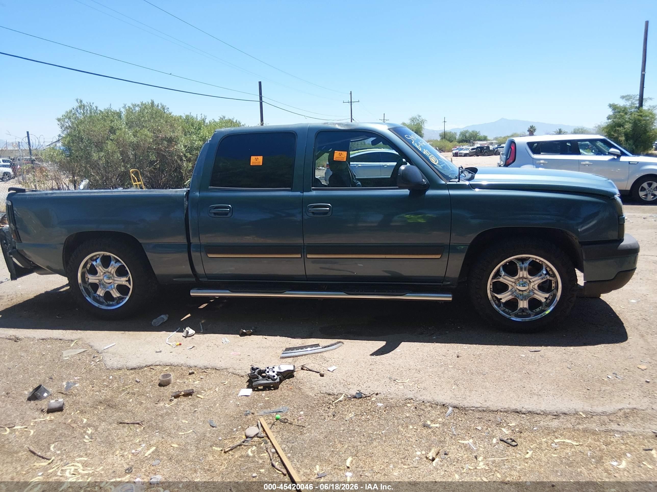 2007 Chevrolet Silverado 1500 Classic Ls Бирюзовый vin: 2GCEC13V371158440