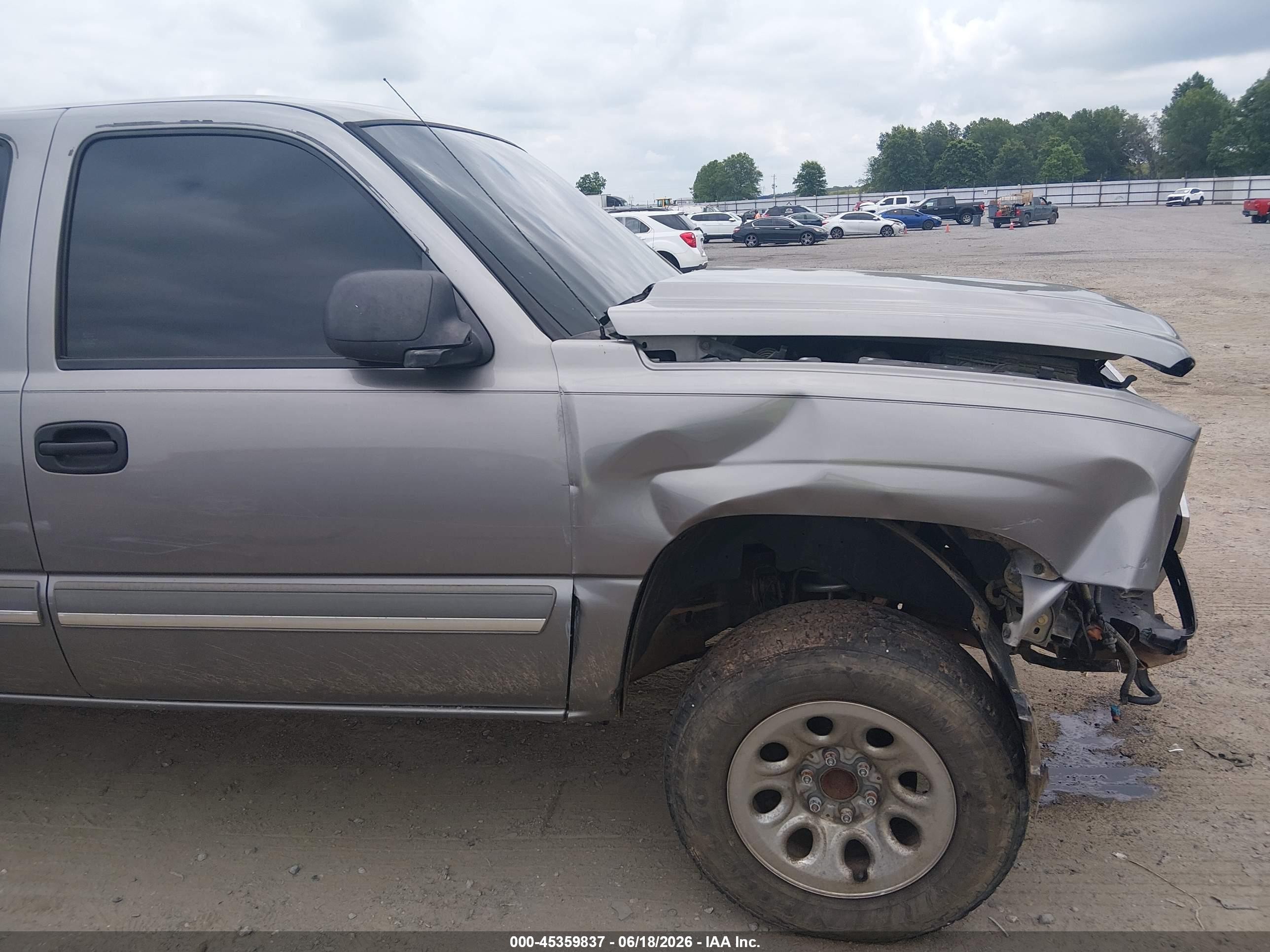 2007 Chevrolet Silverado 1500 Classic Ls Gray vin: 2GCEC13V371161029