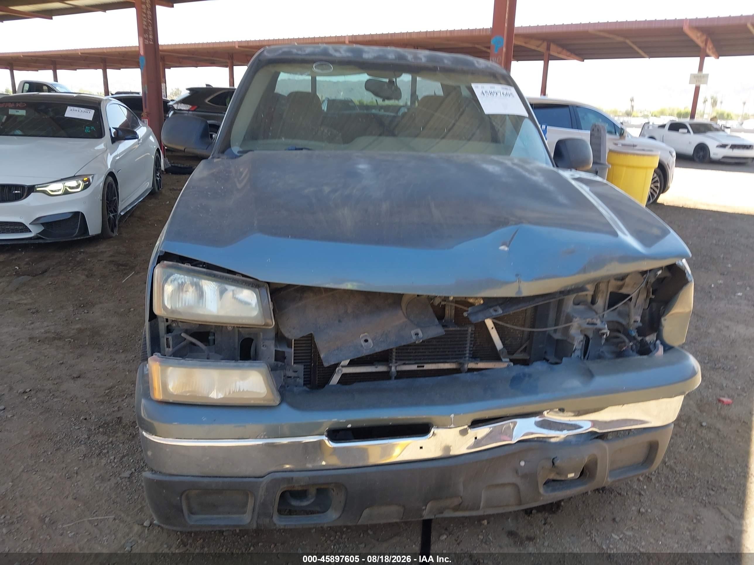 2007 Chevrolet Silverado 1500 Classic Ls Gray vin: 2GCEC13V471169673
