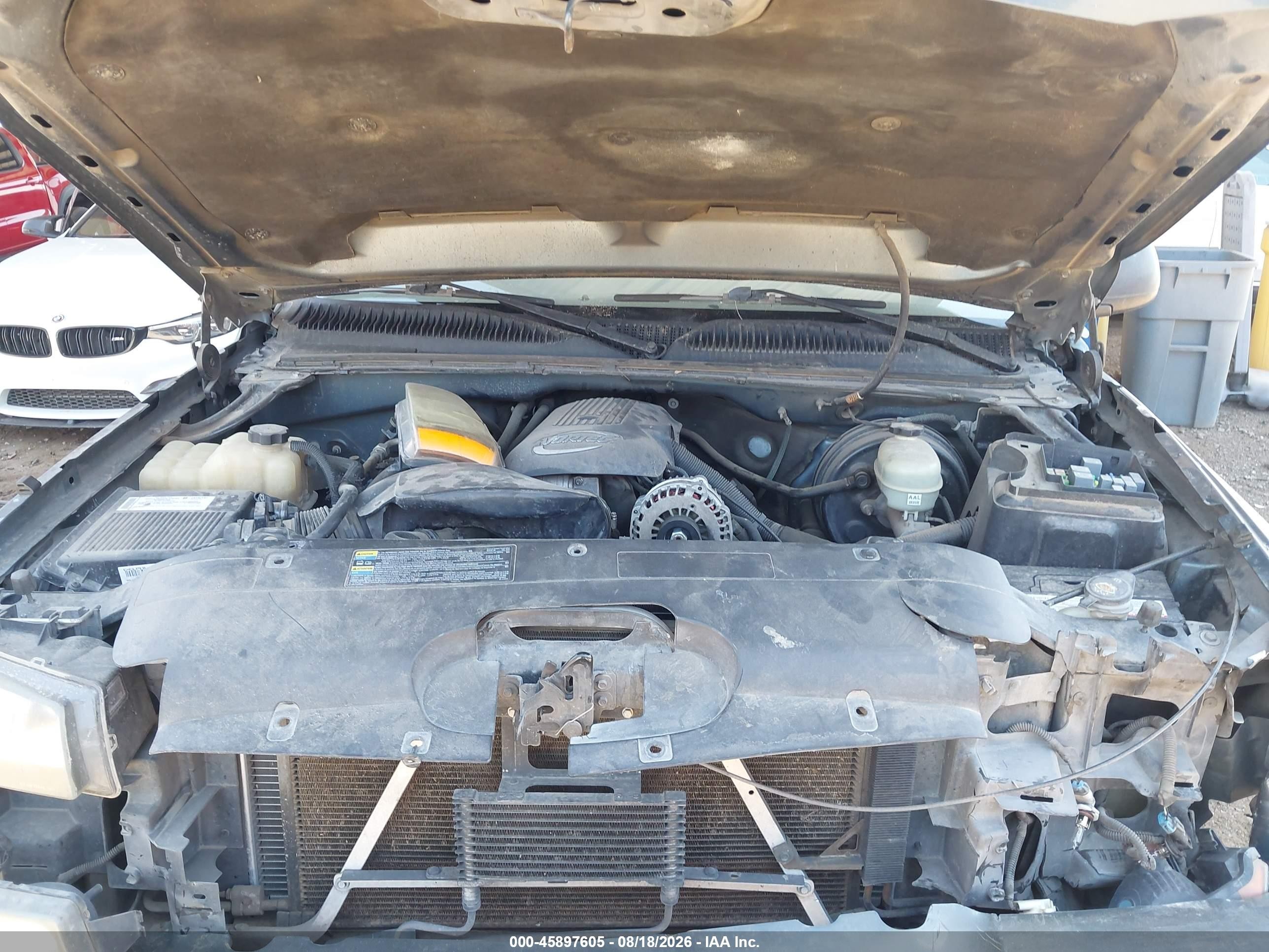 2007 Chevrolet Silverado 1500 Classic Ls Gray vin: 2GCEC13V471169673