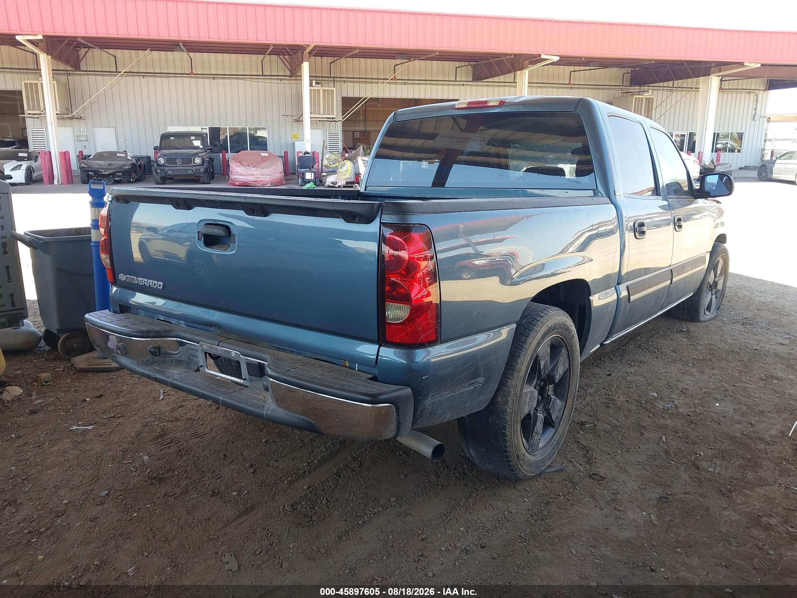 2007 Chevrolet Silverado 1500 Classic Ls Gray vin: 2GCEC13V471169673