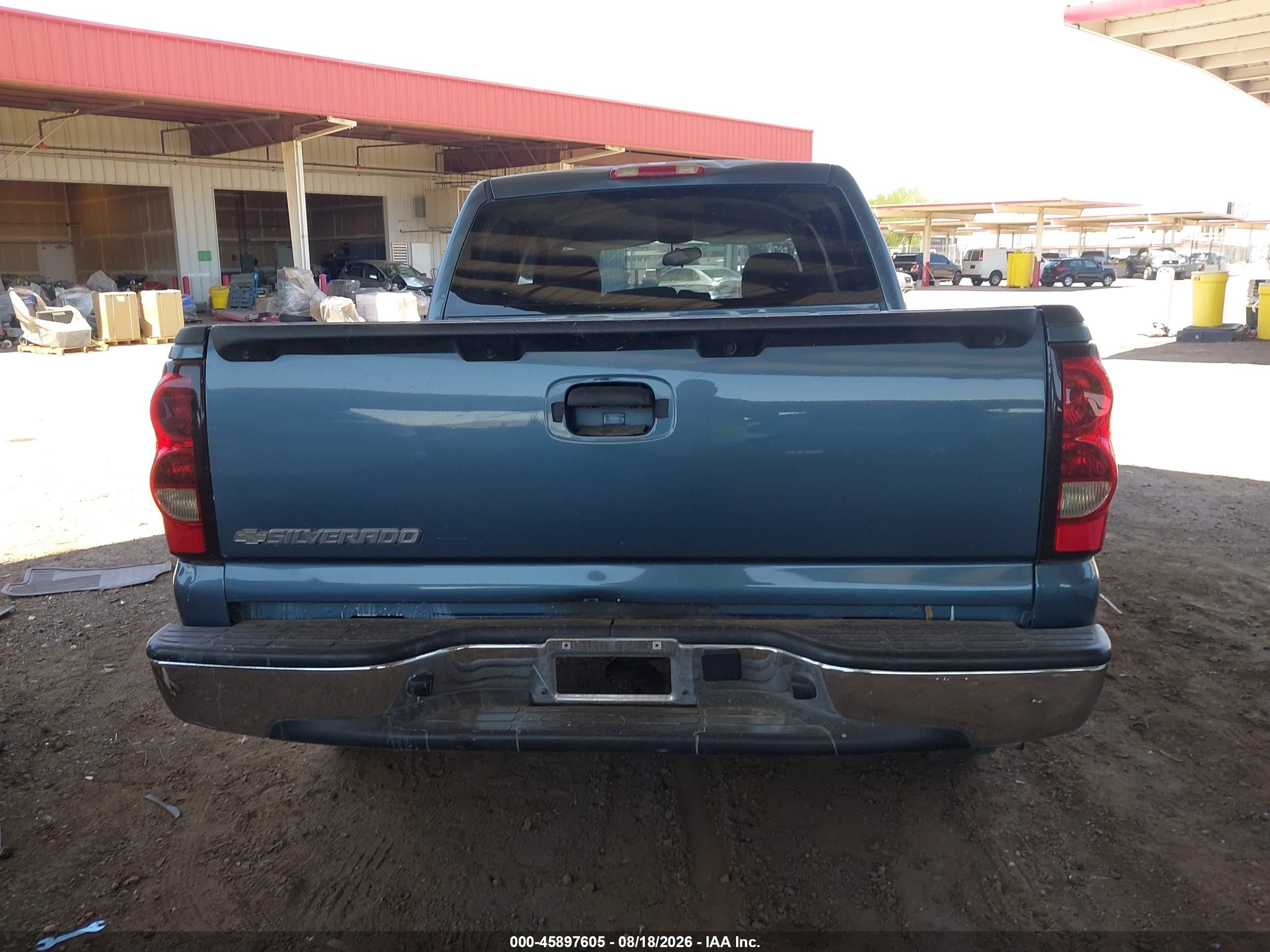 2007 Chevrolet Silverado 1500 Classic Ls Gray vin: 2GCEC13V471169673