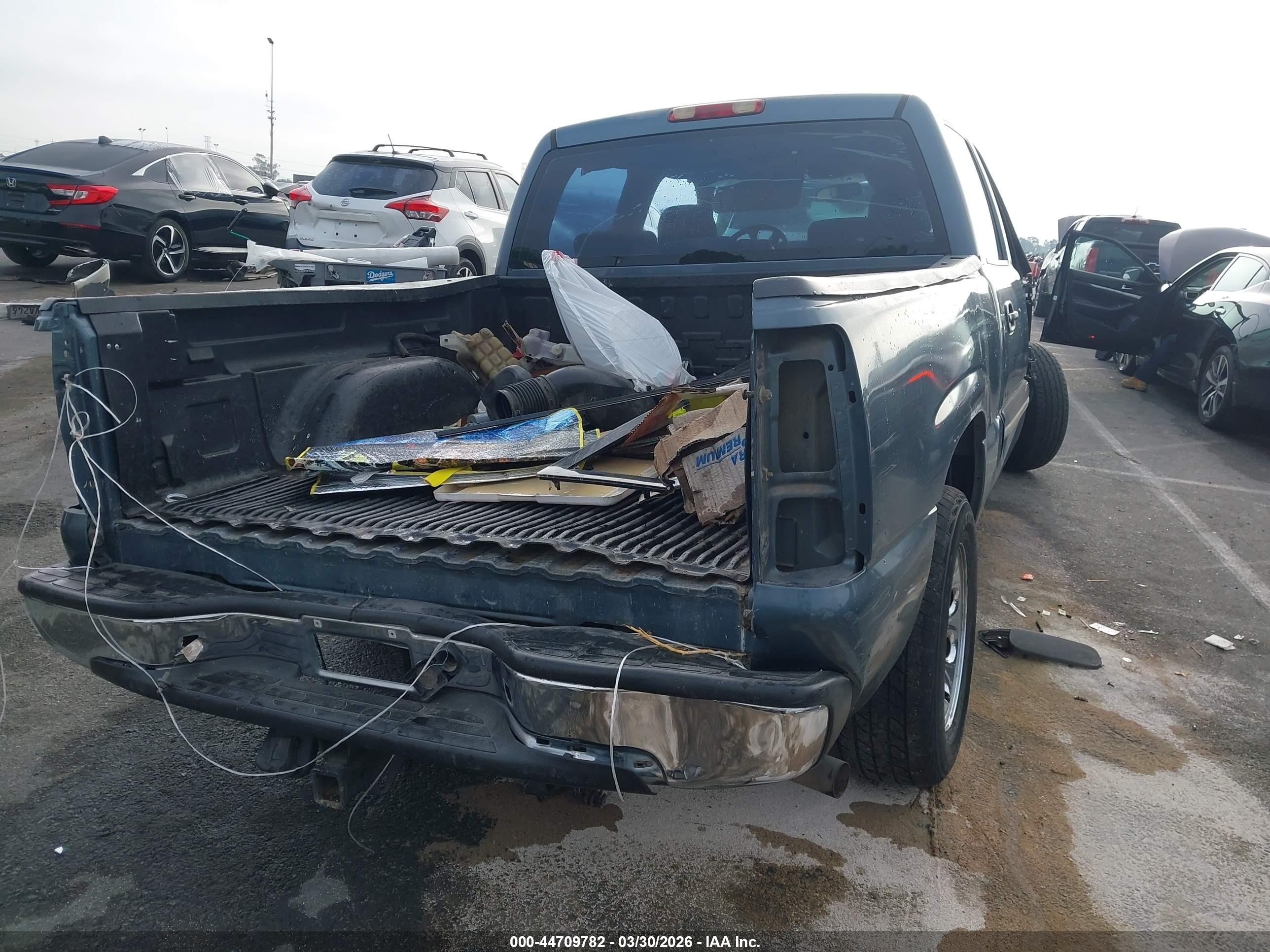 2006 Chevrolet Silverado 1500 Ls Gray vin: 2GCEC13V561263138