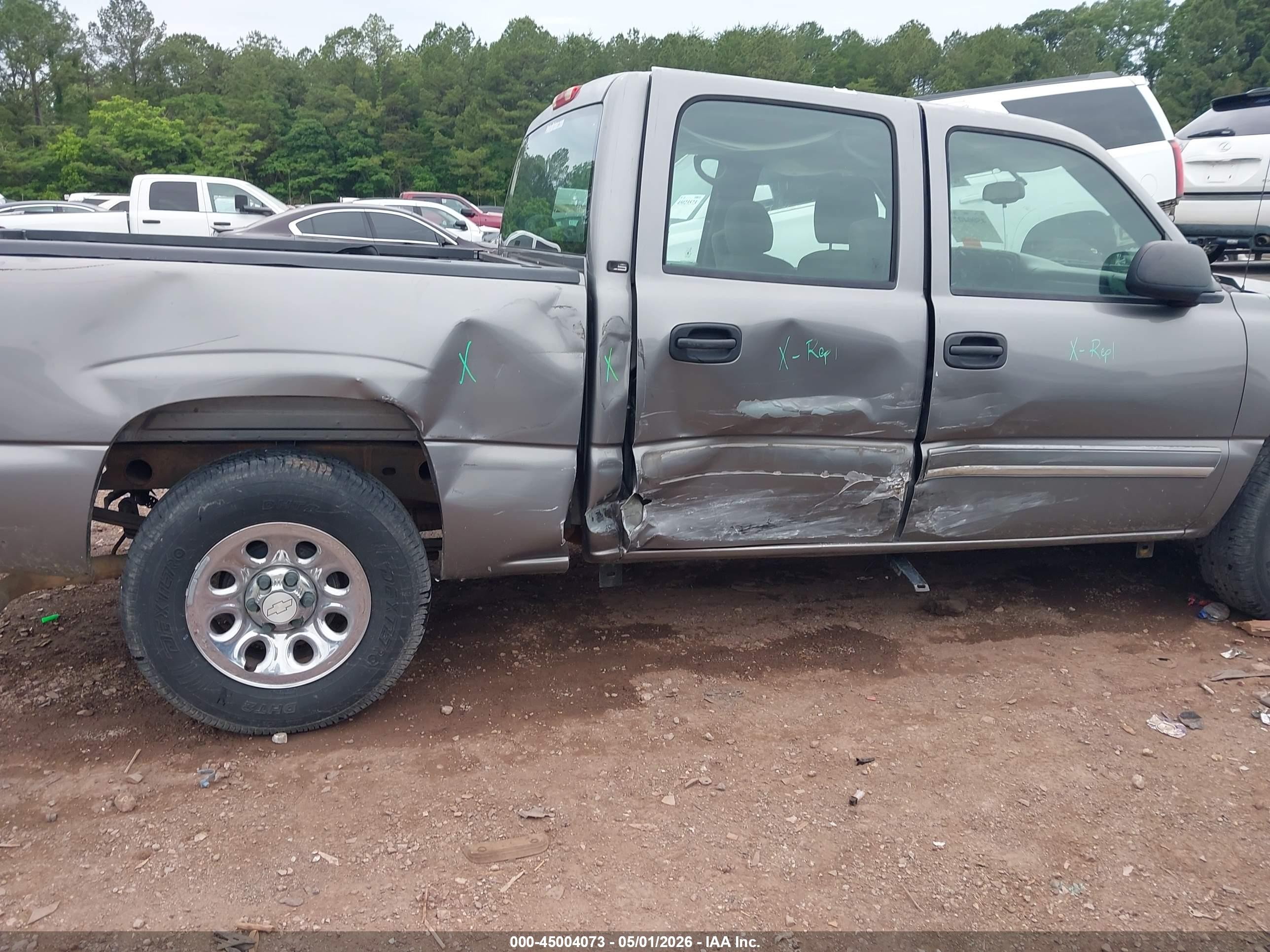 2006 Chevrolet Silverado 1500 Ls Silver vin: 2GCEC13V561277198