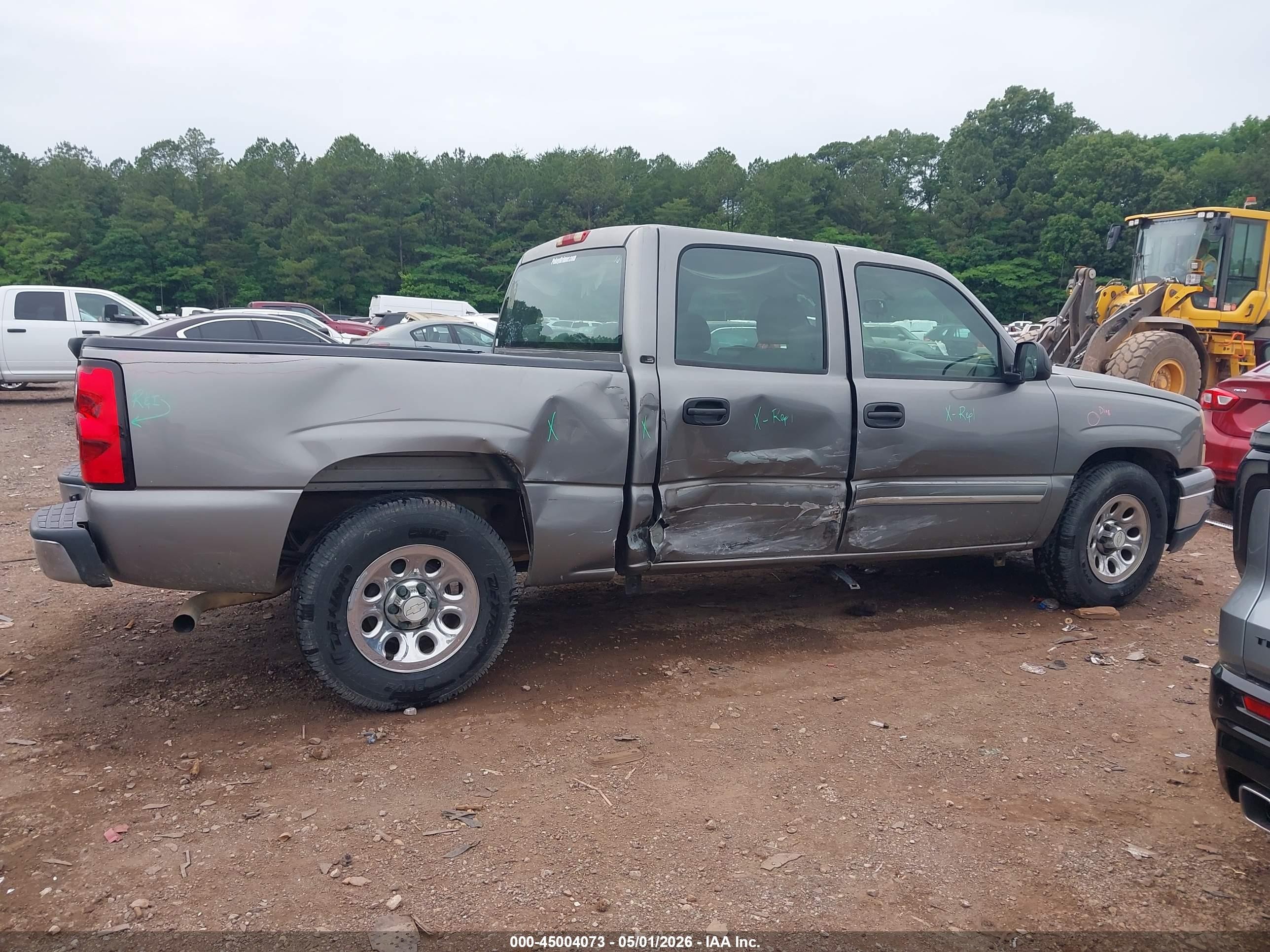 2006 Chevrolet Silverado 1500 Ls Silver vin: 2GCEC13V561277198