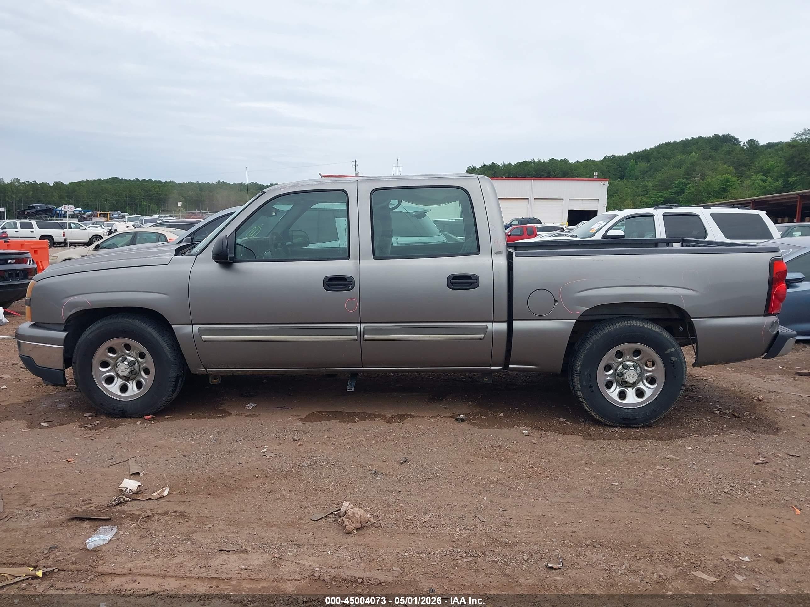 2006 Chevrolet Silverado 1500 Ls Silver vin: 2GCEC13V561277198