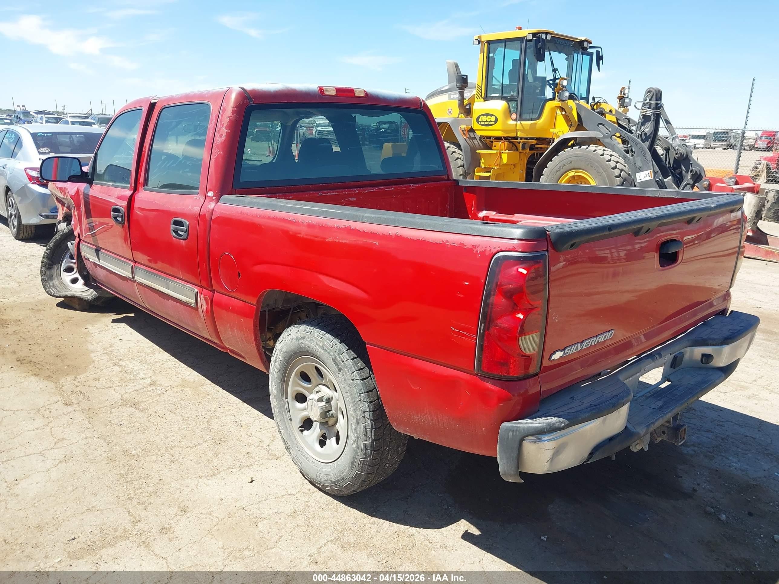 2007 Chevrolet Silverado 1500 Classic Ls Red vin: 2GCEC13V571108879