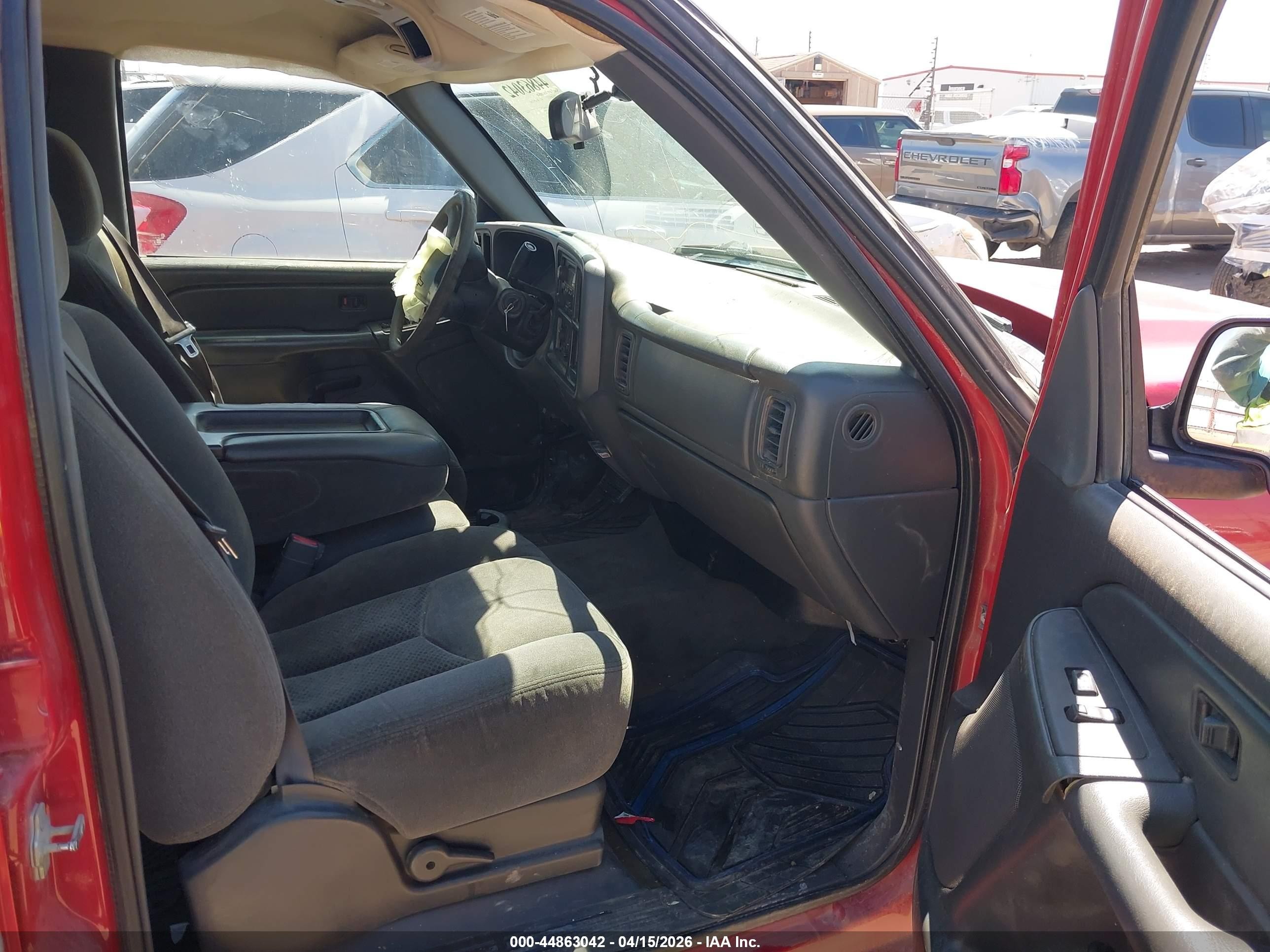 2007 Chevrolet Silverado 1500 Classic Ls Red vin: 2GCEC13V571108879