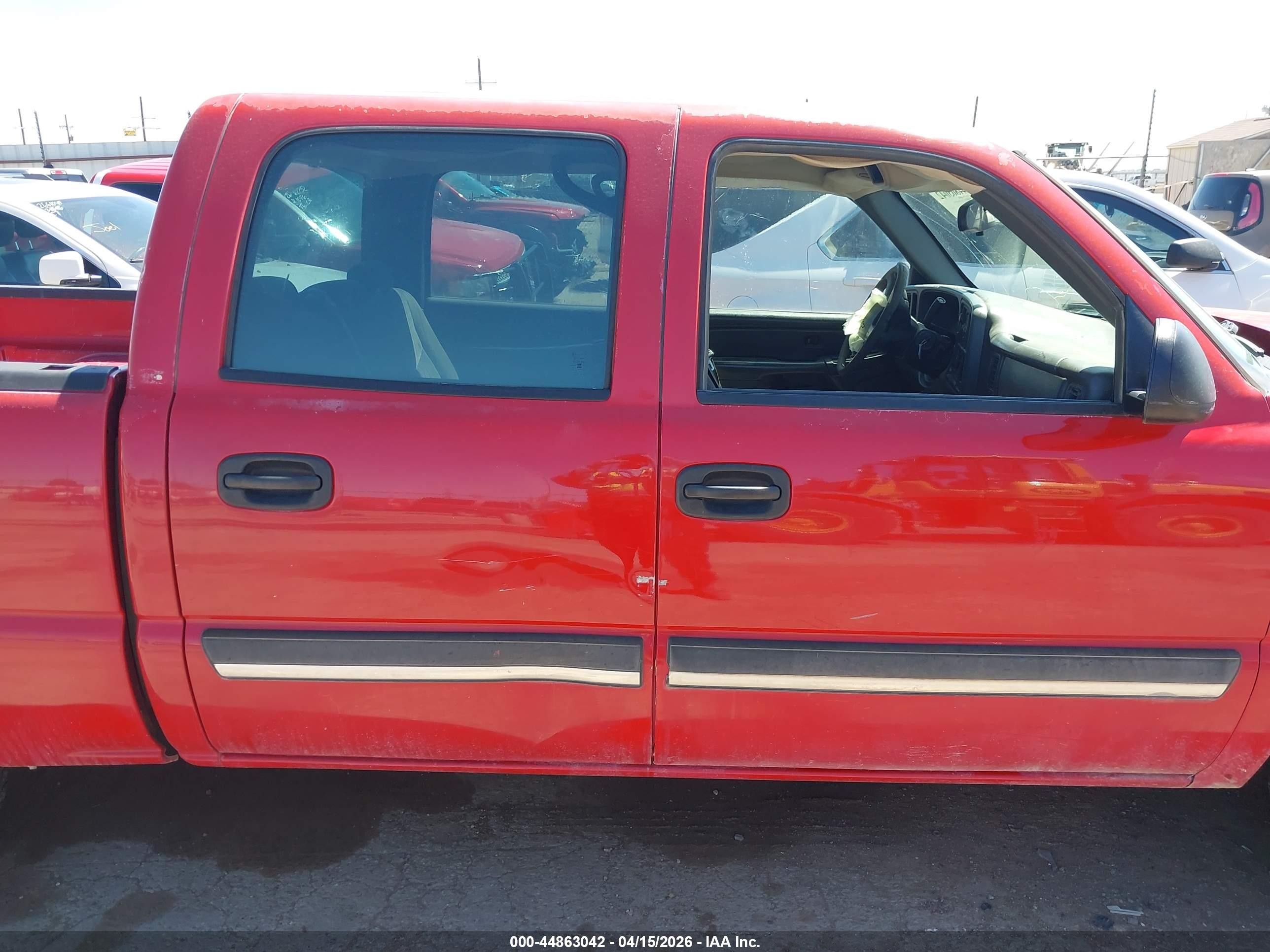 2007 Chevrolet Silverado 1500 Classic Ls Red vin: 2GCEC13V571108879