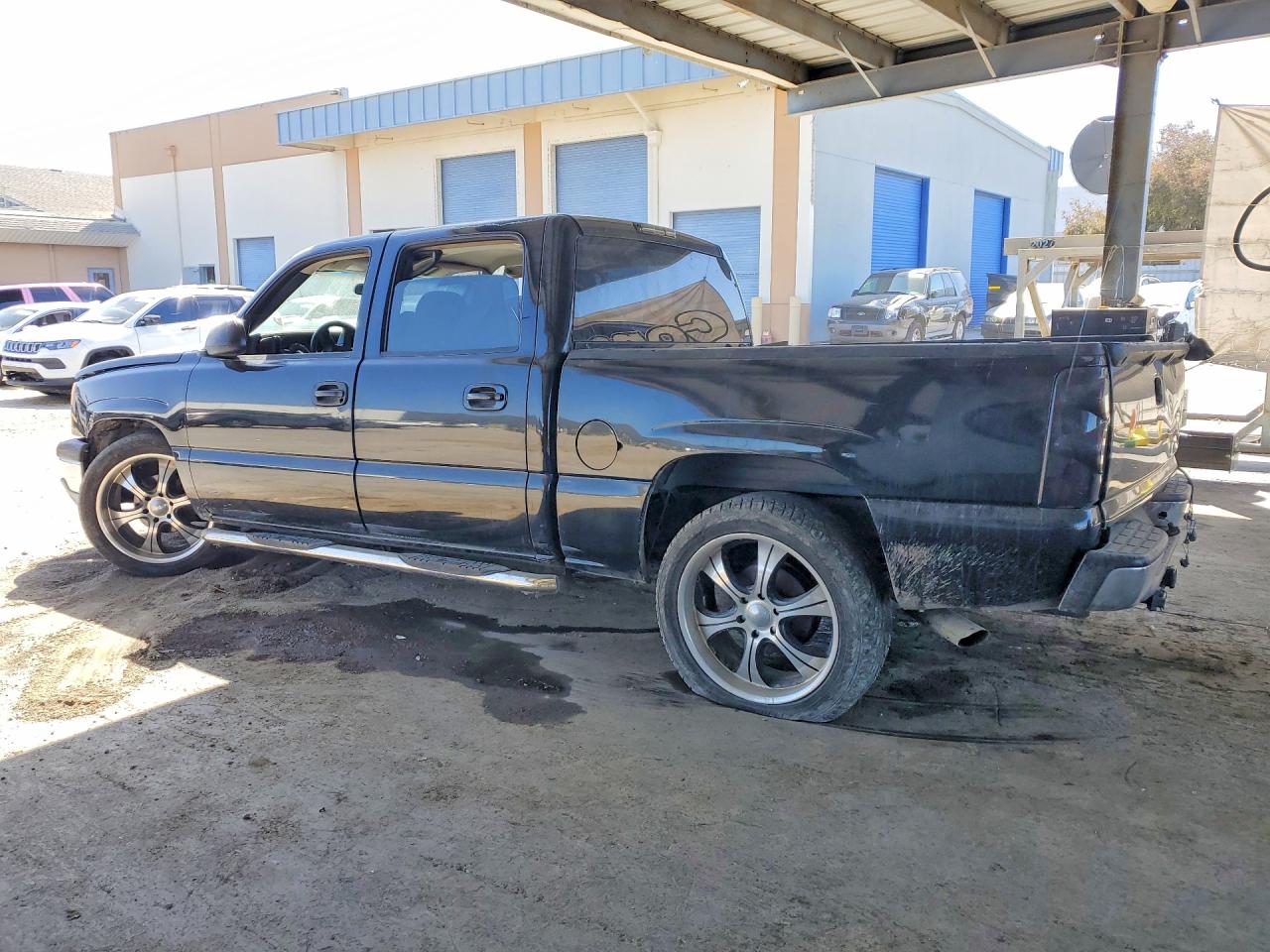 2007 Chevrolet Silverado C1500 Classic Crew Cab Black vin: 2GCEC13V571142756