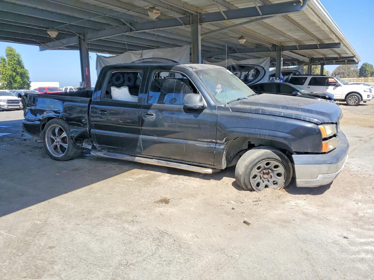 2007 Chevrolet Silverado C1500 Classic Crew Cab Black vin: 2GCEC13V571142756