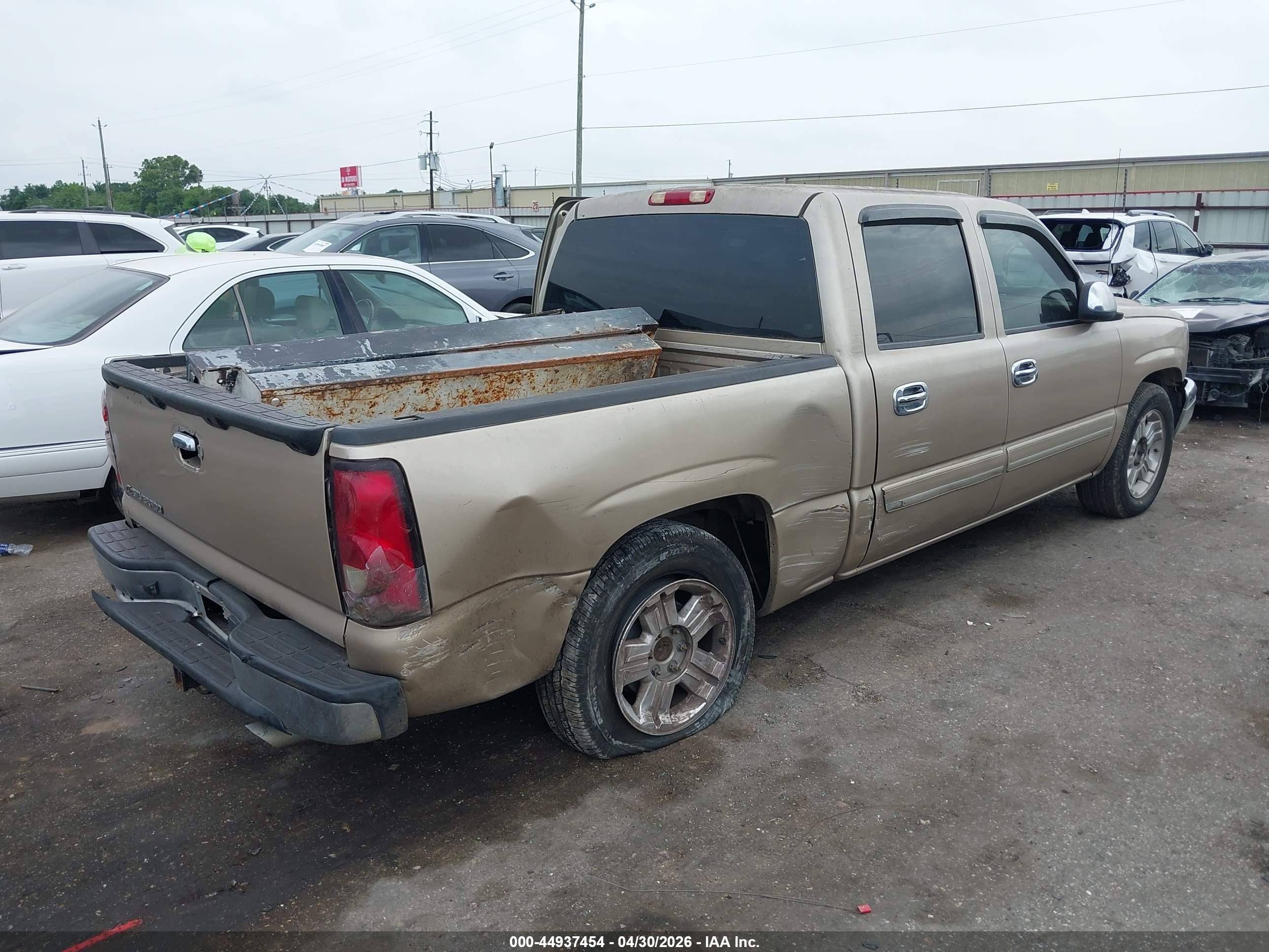 2007 Chevrolet Silverado 1500 Classic Ls Champagne vin: 2GCEC13V571146600