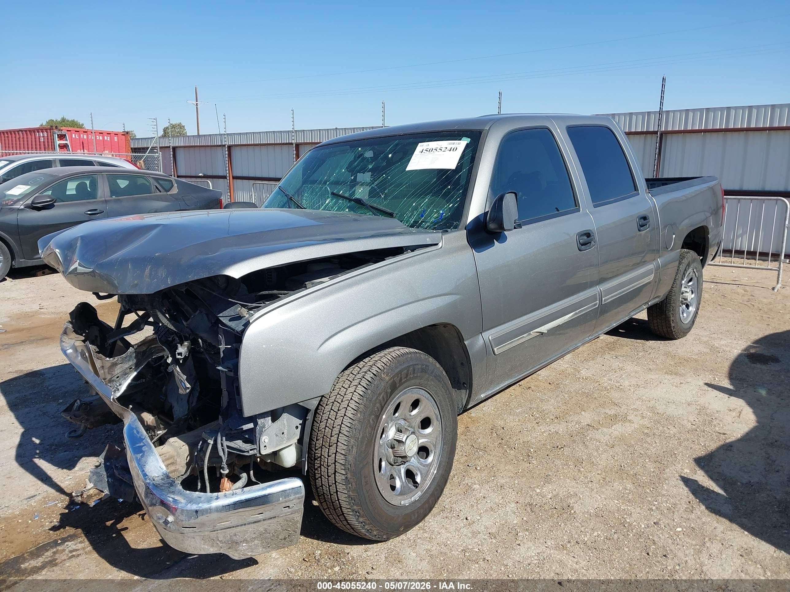 2007 Chevrolet Silverado 1500 Classic Ls Silver vin: 2GCEC13V571147231