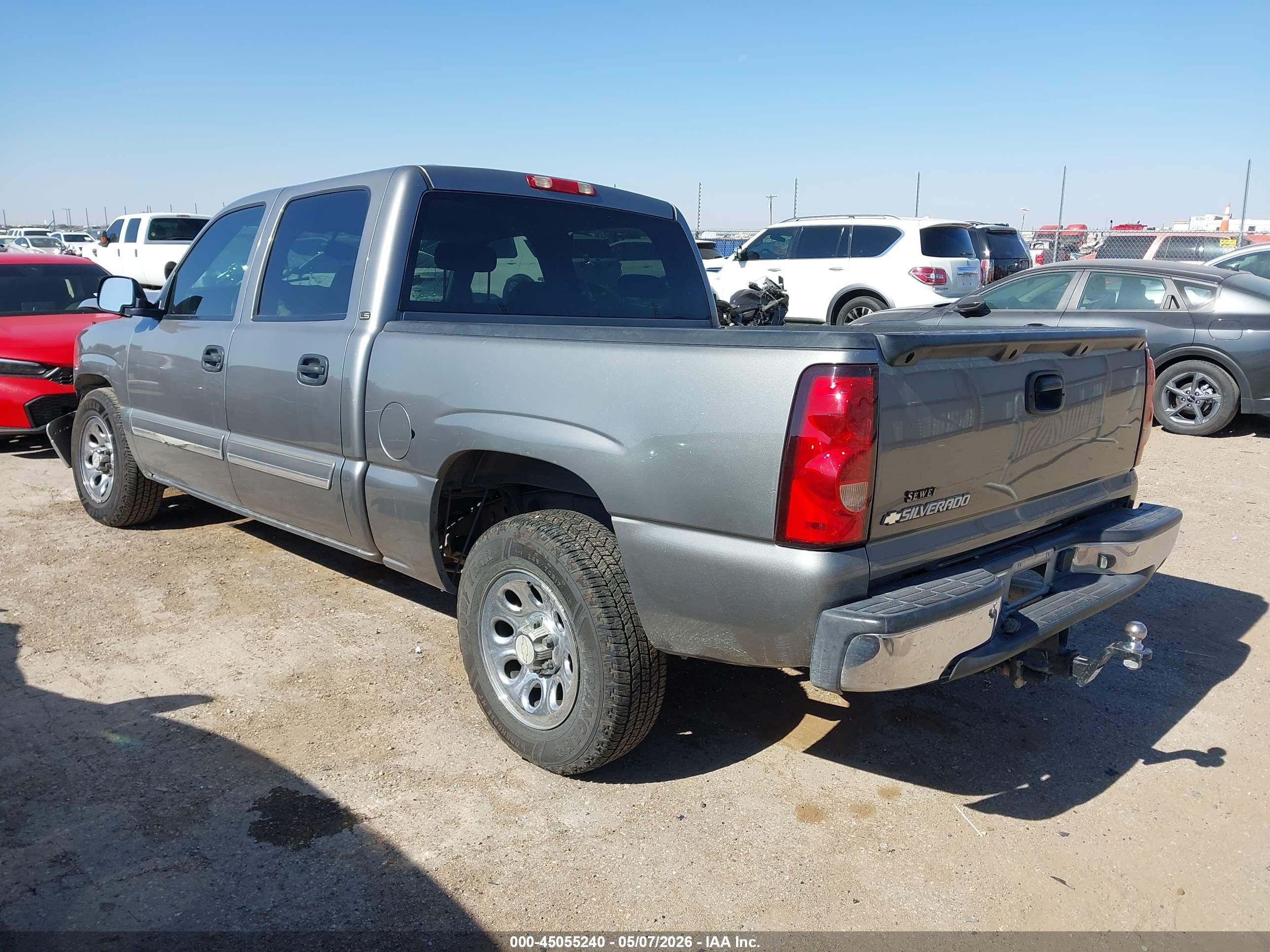 2007 Chevrolet Silverado 1500 Classic Ls Silver vin: 2GCEC13V571147231