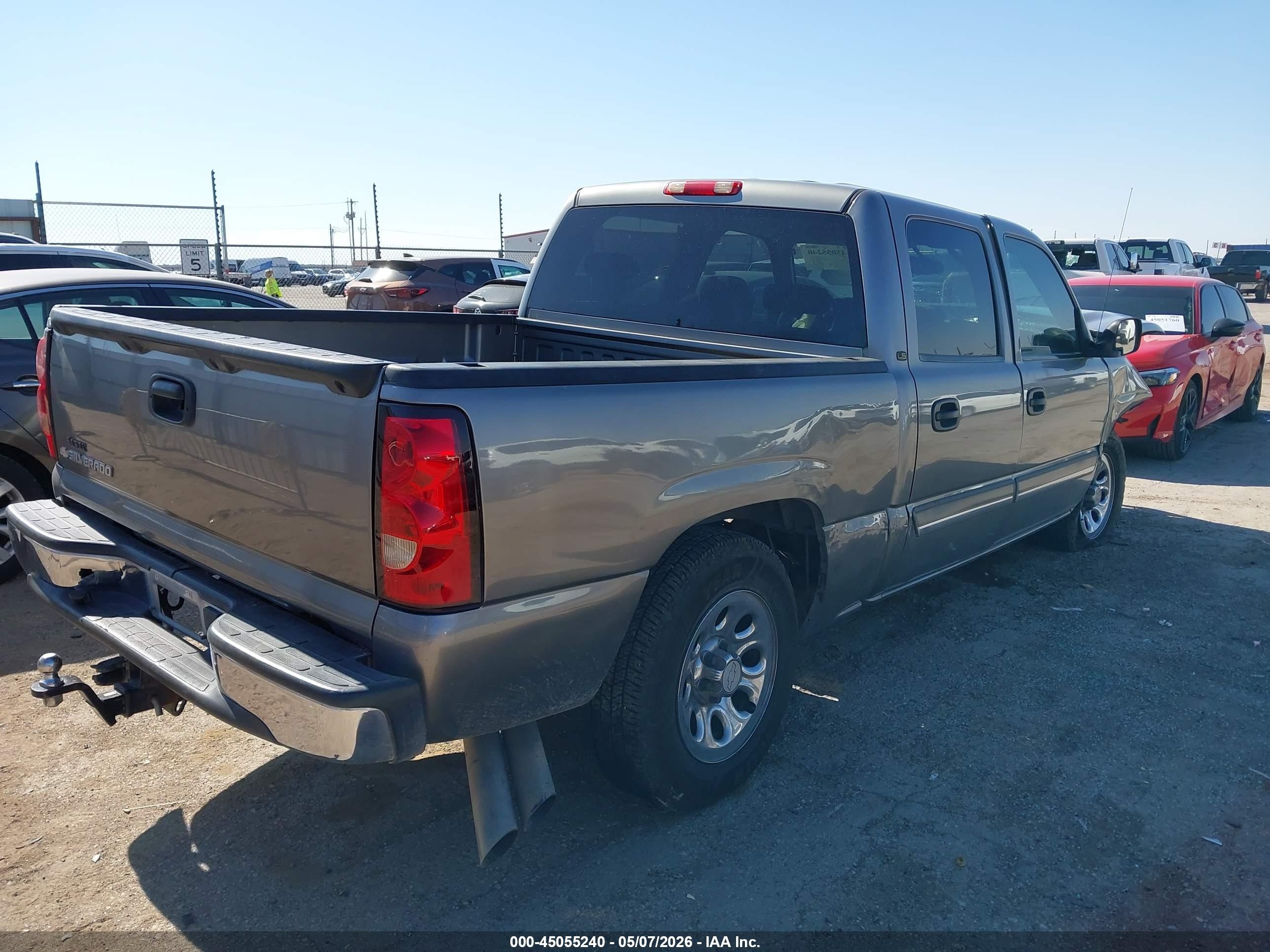 2007 Chevrolet Silverado 1500 Classic Ls Silver vin: 2GCEC13V571147231