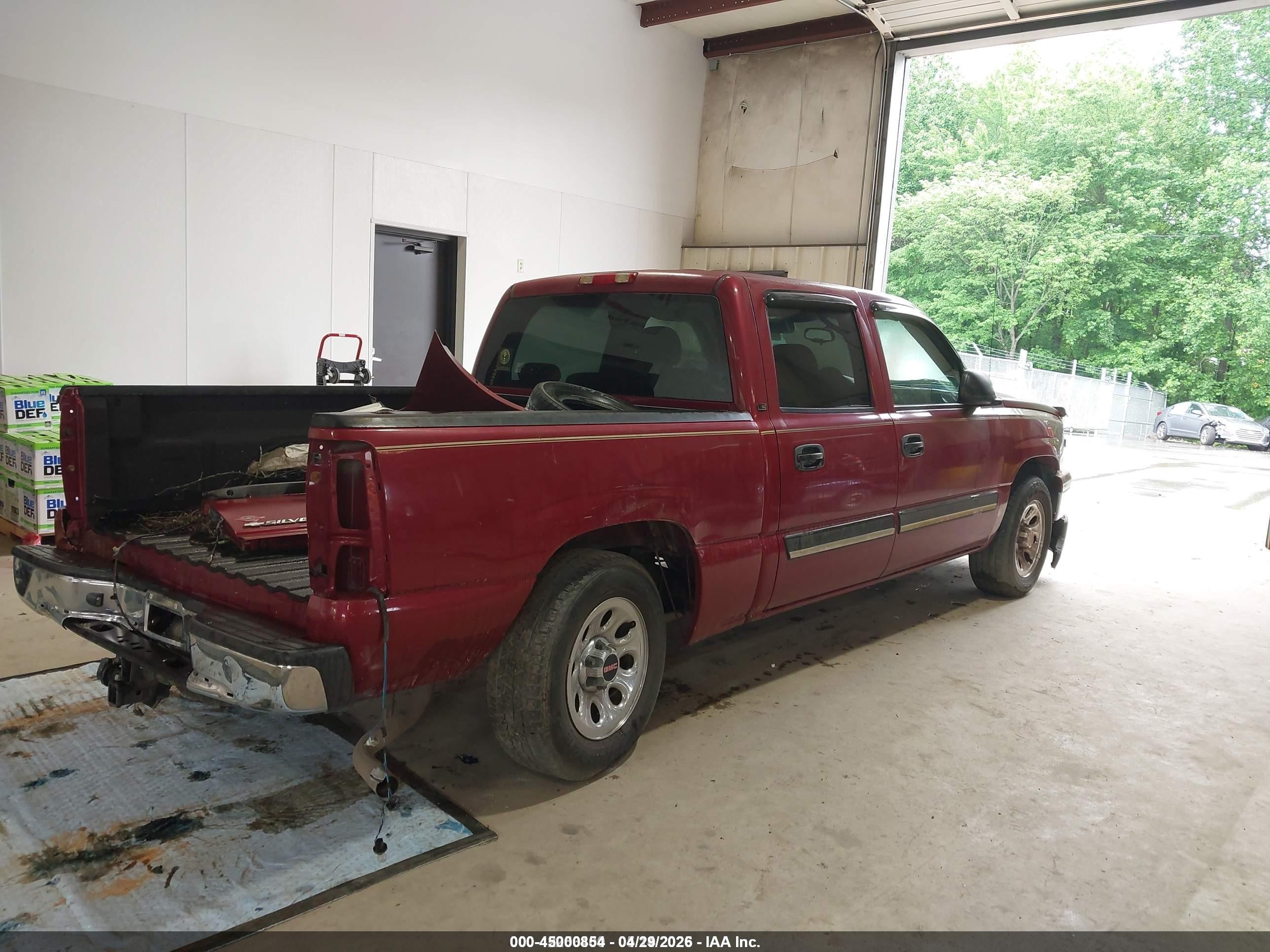 2007 Chevrolet Silverado 1500 Classic Ls Red vin: 2GCEC13V571176020