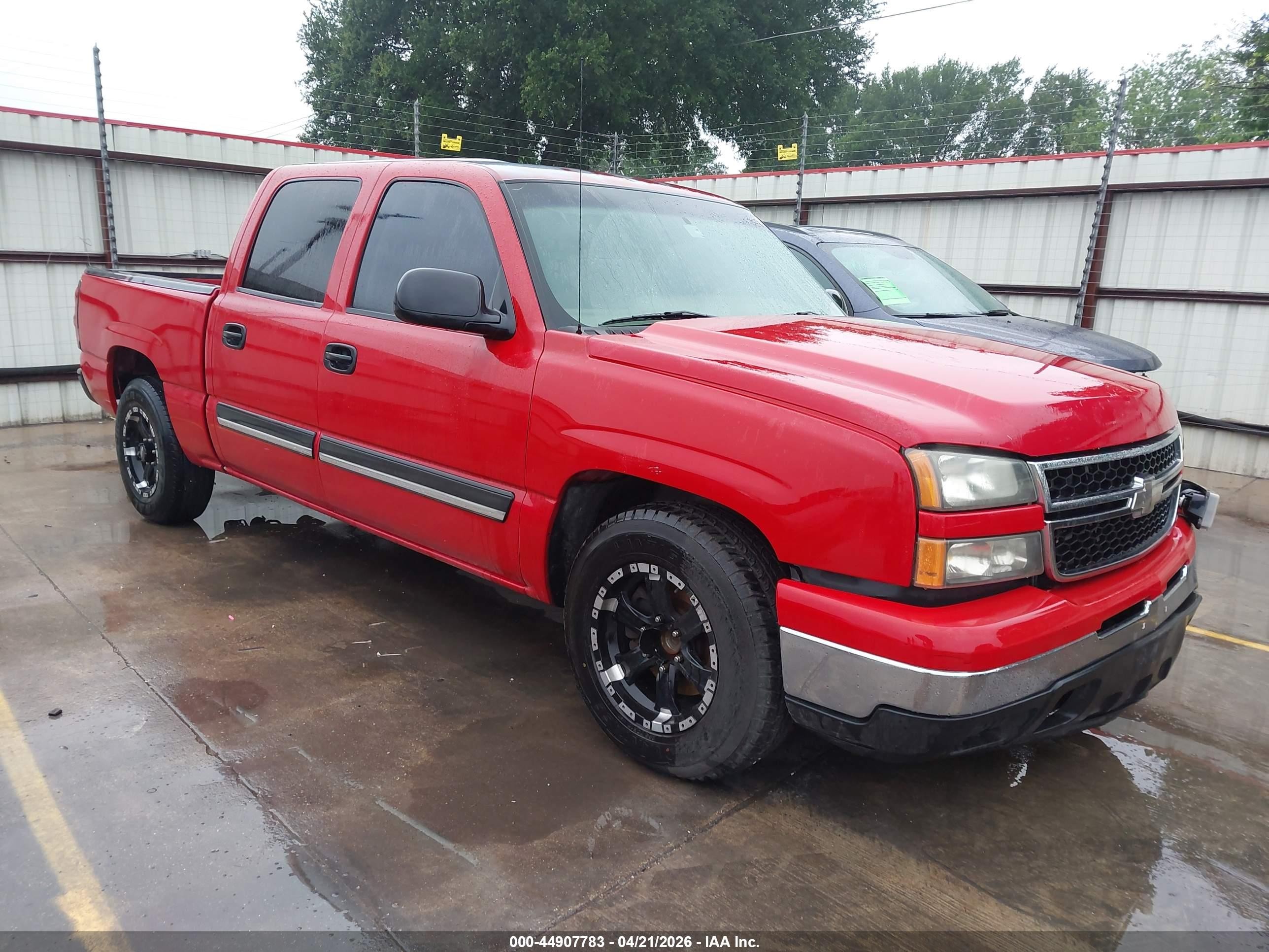 2006 Chevrolet Silverado 1500 Ls Red vin: 2GCEC13V661318339