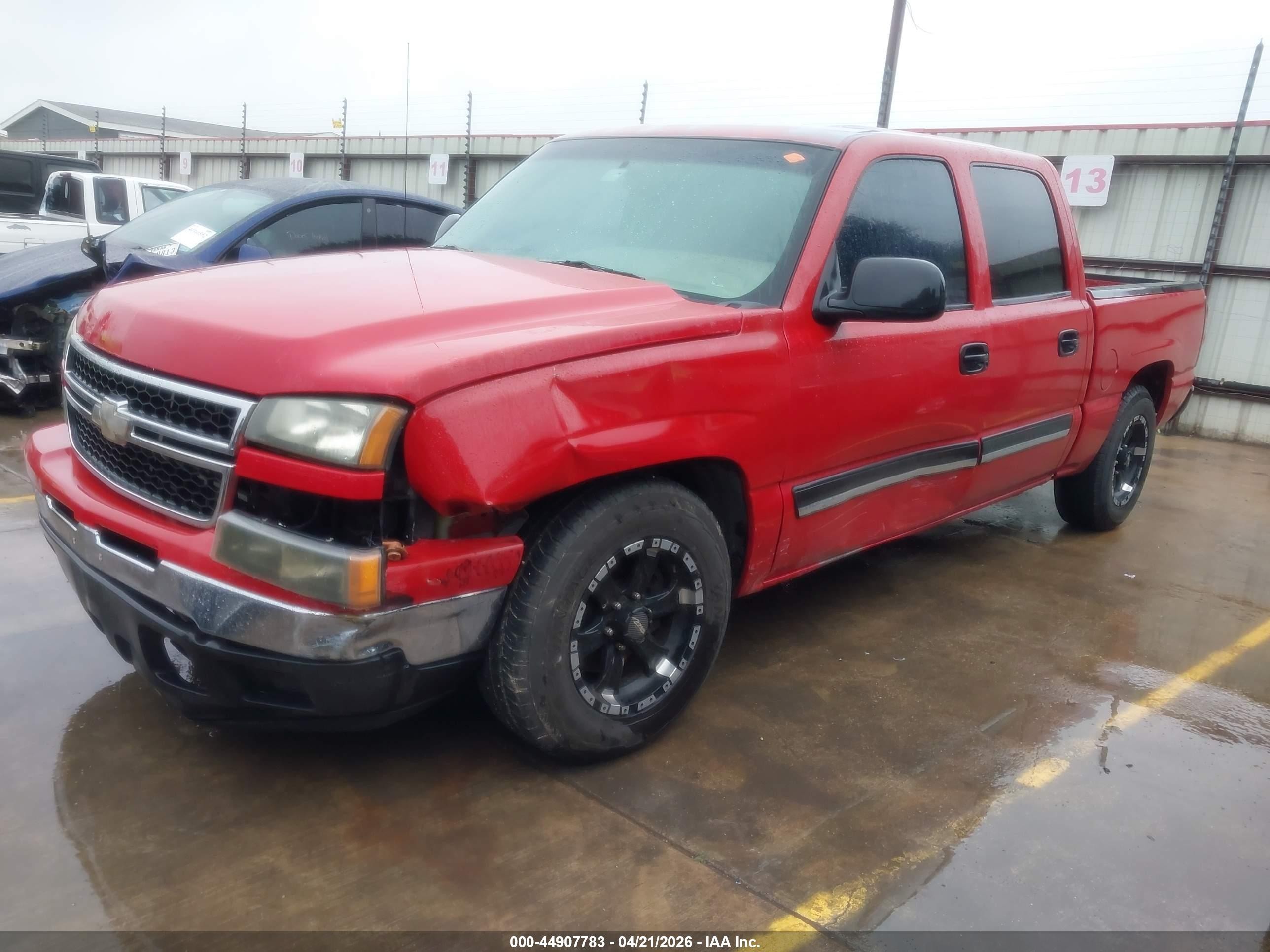 2006 Chevrolet Silverado 1500 Ls Red vin: 2GCEC13V661318339