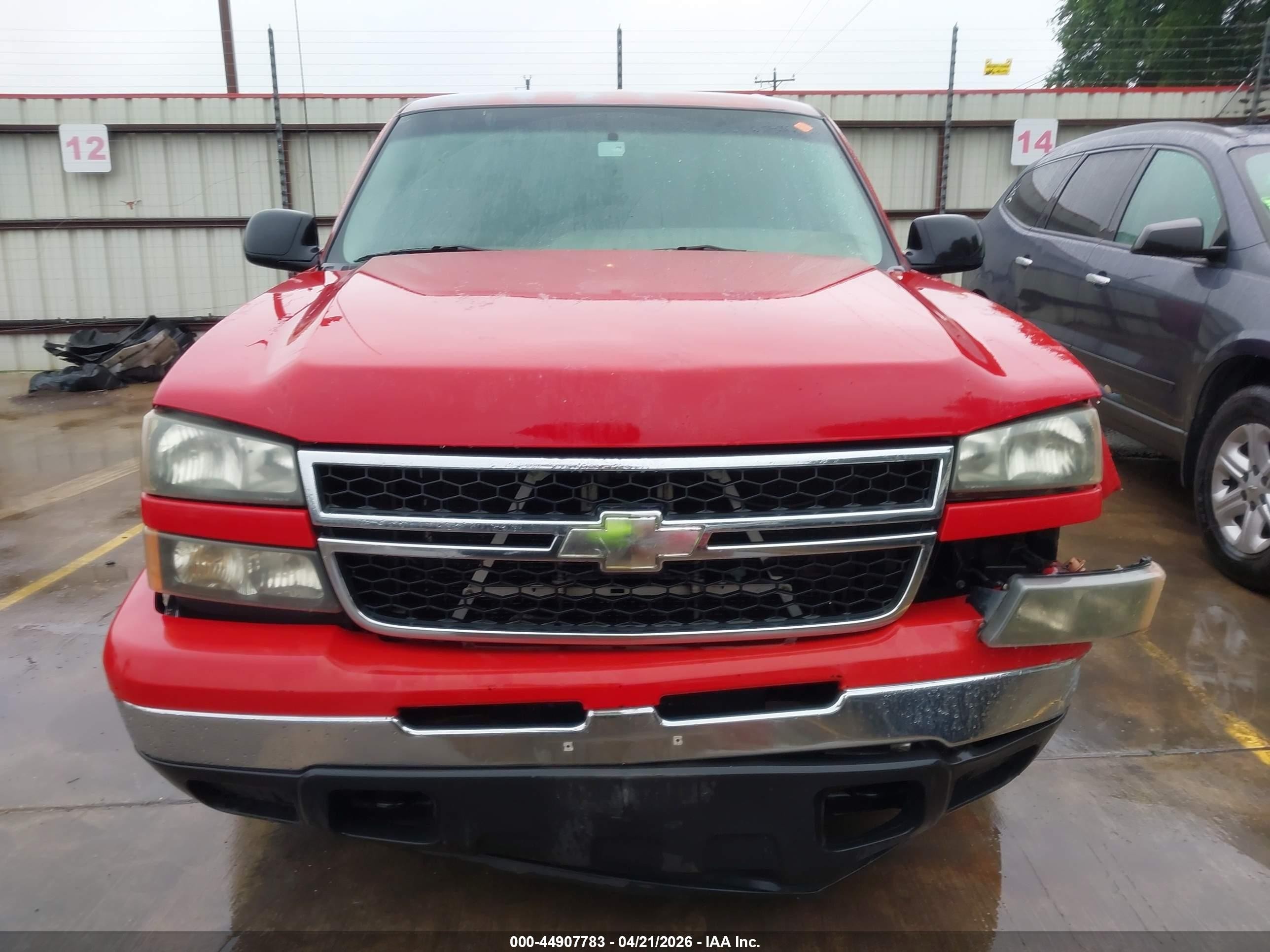 2006 Chevrolet Silverado 1500 Ls Red vin: 2GCEC13V661318339