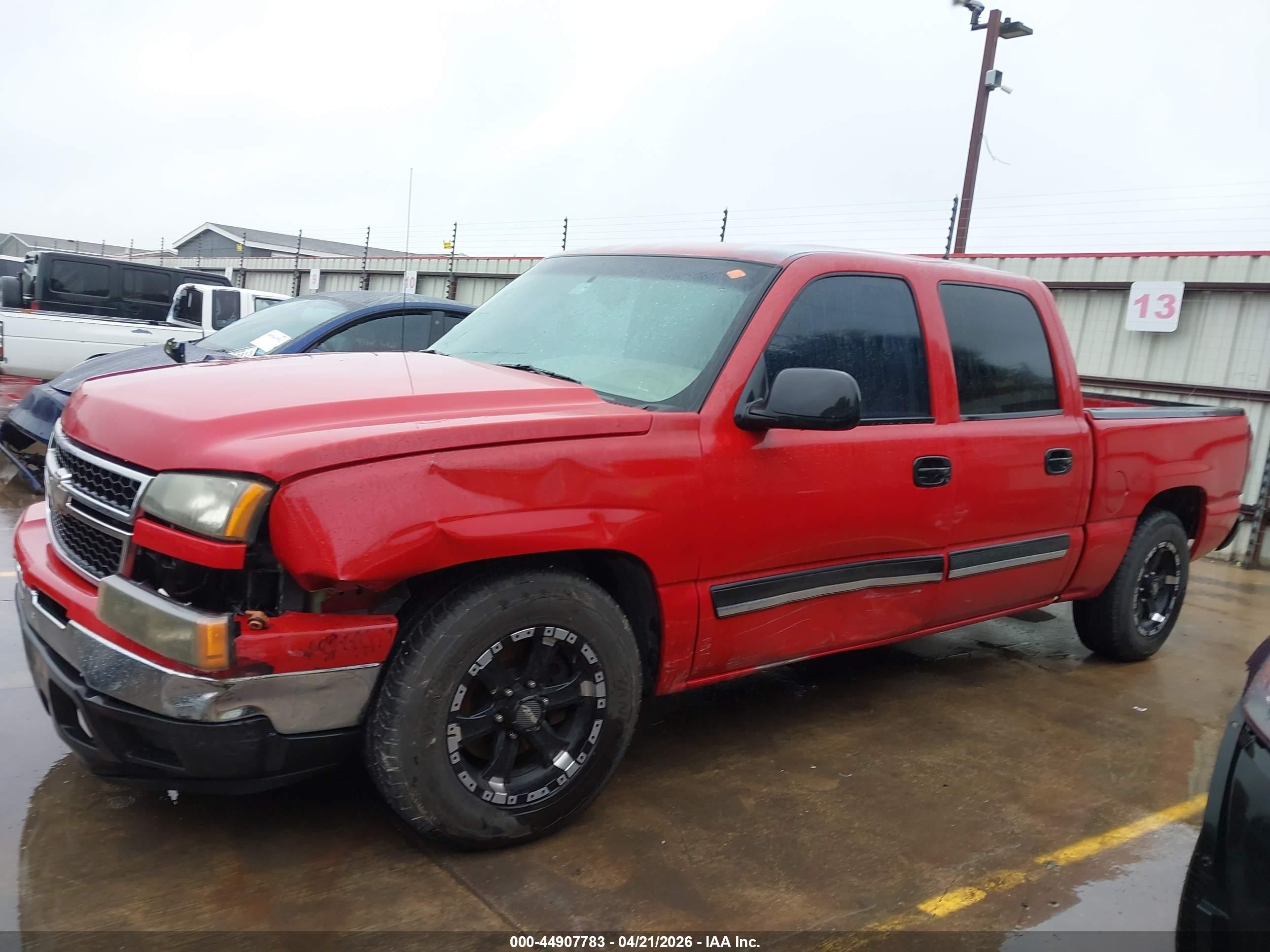 2006 Chevrolet Silverado 1500 Ls Red vin: 2GCEC13V661318339
