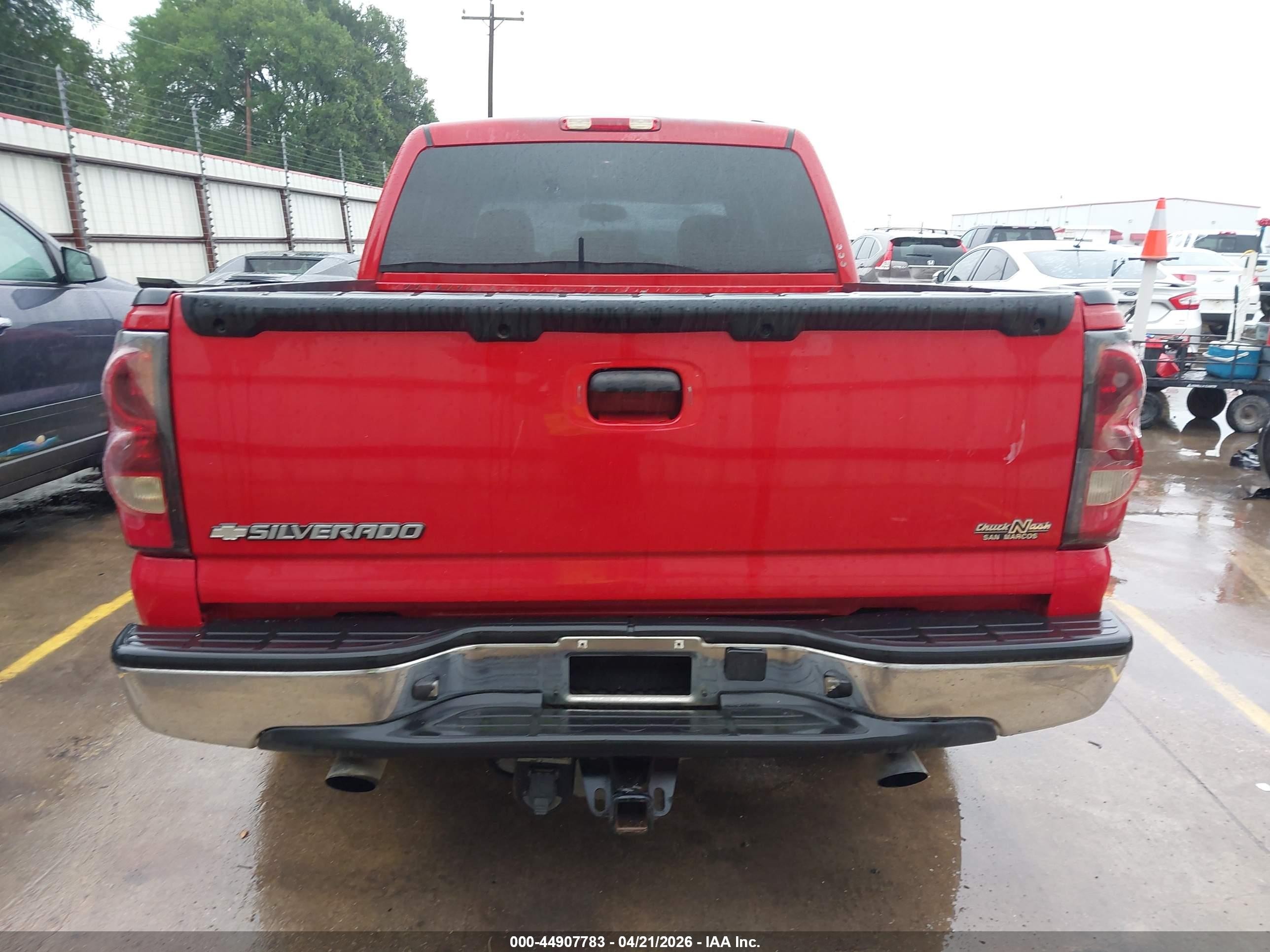 2006 Chevrolet Silverado 1500 Ls Red vin: 2GCEC13V661318339
