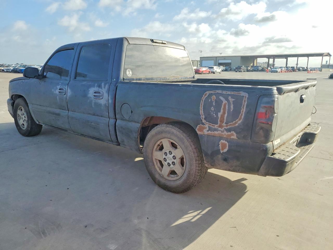 2007 Chevrolet Silverado C1500 Classic Crew Cab Blue vin: 2GCEC13V671101410