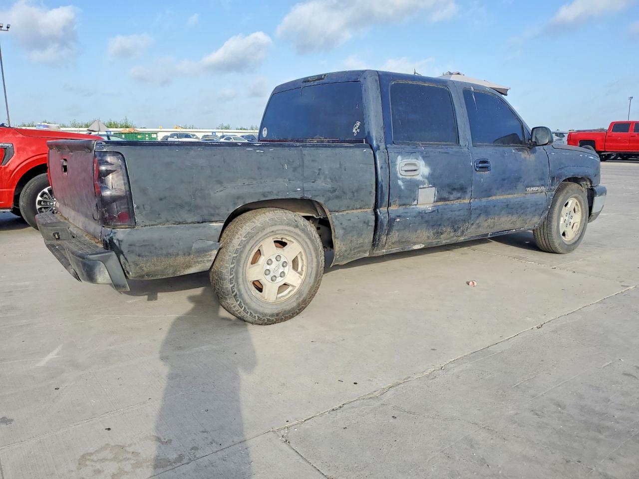 2007 Chevrolet Silverado C1500 Classic Crew Cab Blue vin: 2GCEC13V671101410