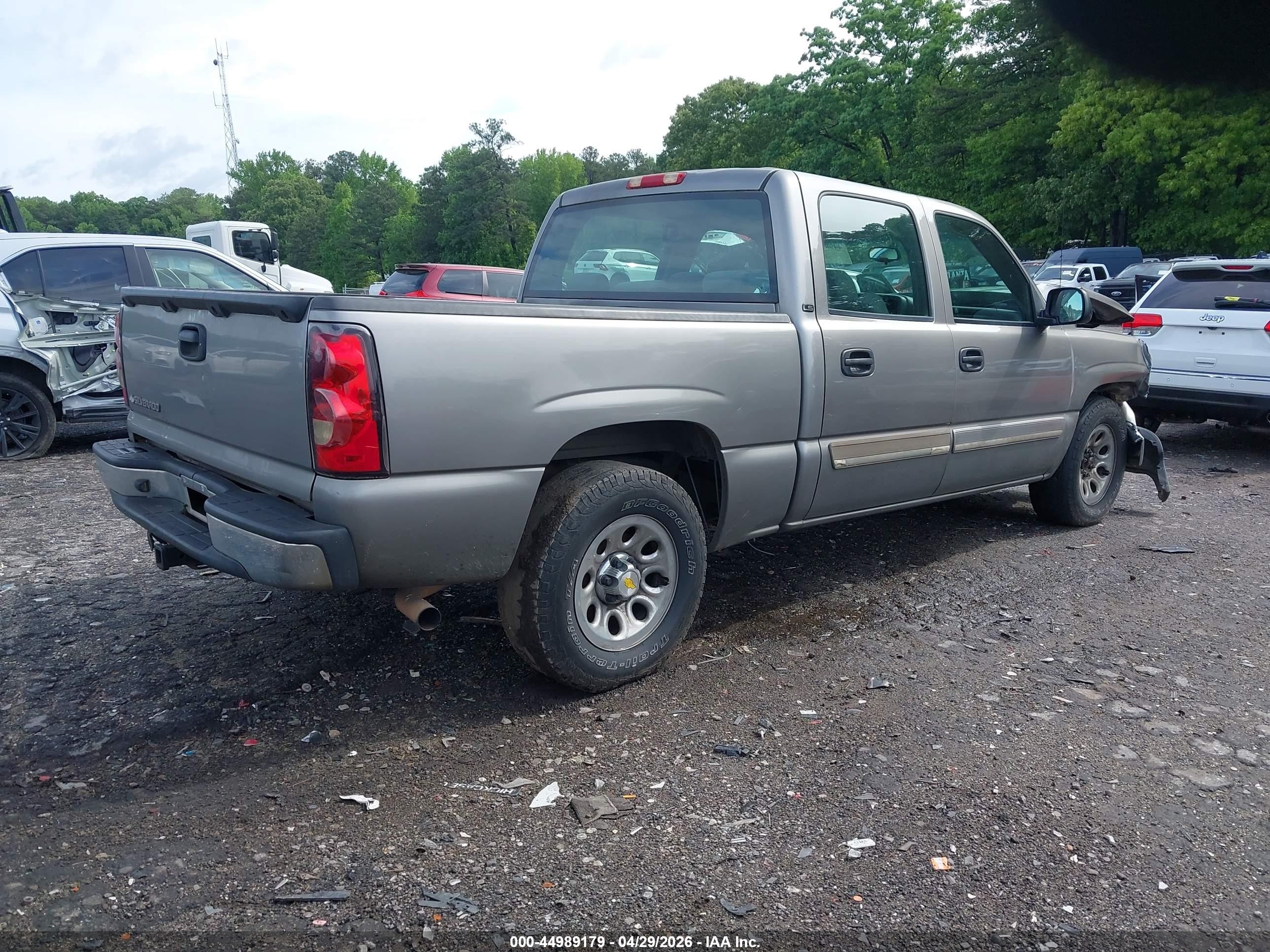 2007 Chevrolet Silverado 1500 Classic Ls Champagne vin: 2GCEC13V771116613