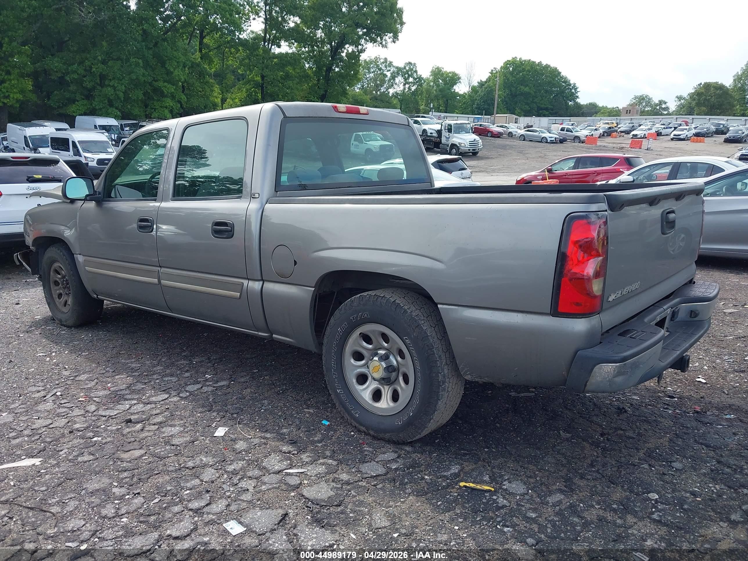 2007 Chevrolet Silverado 1500 Classic Ls Champagne vin: 2GCEC13V771116613
