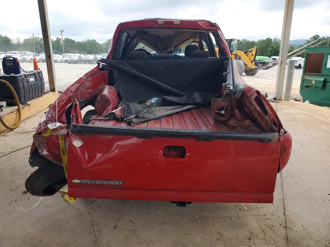 2006 Chevrolet Silverado C1500 Red vin: 2GCEC13V861315166