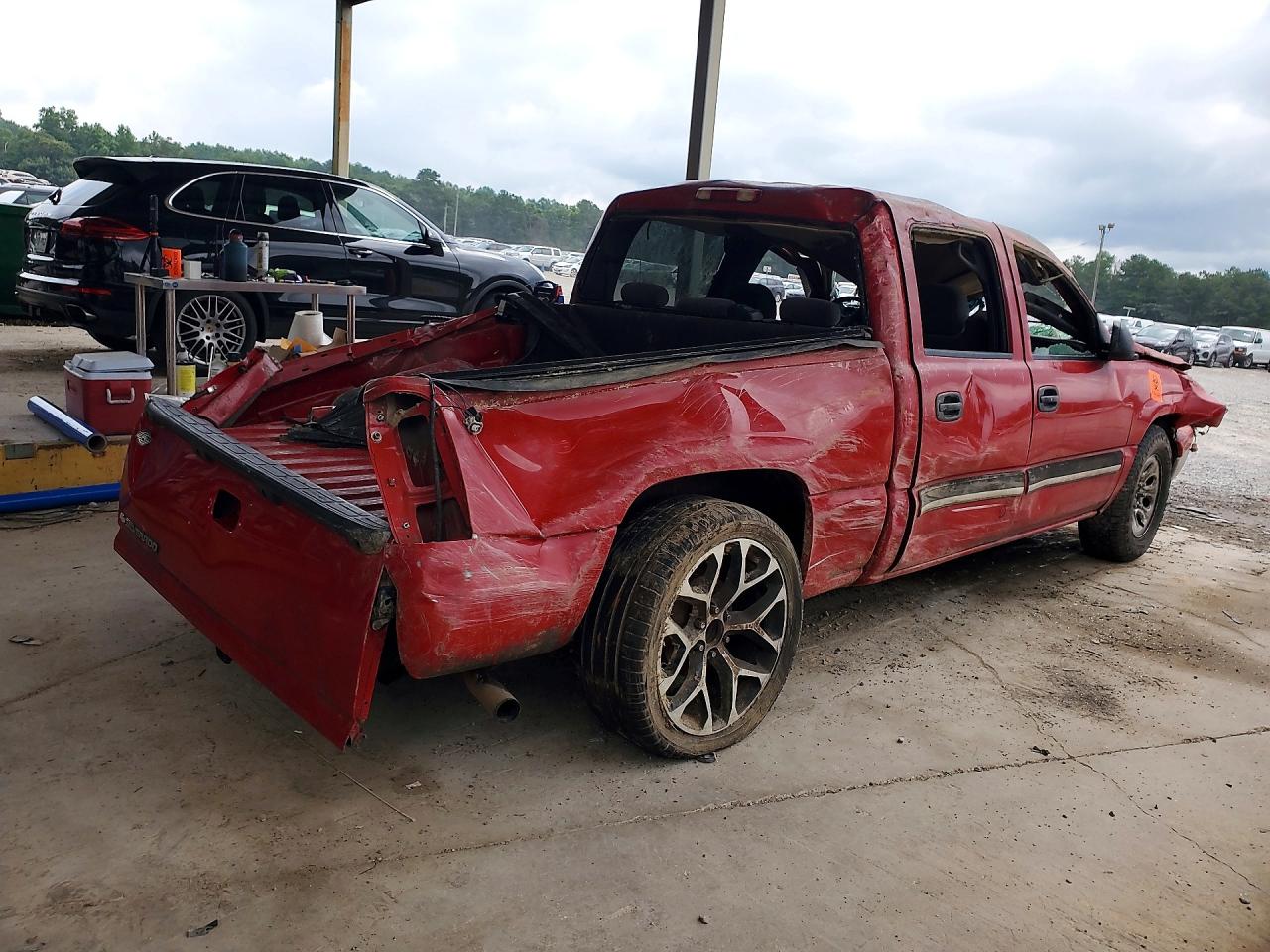 2006 Chevrolet Silverado C1500 Red vin: 2GCEC13V861315166