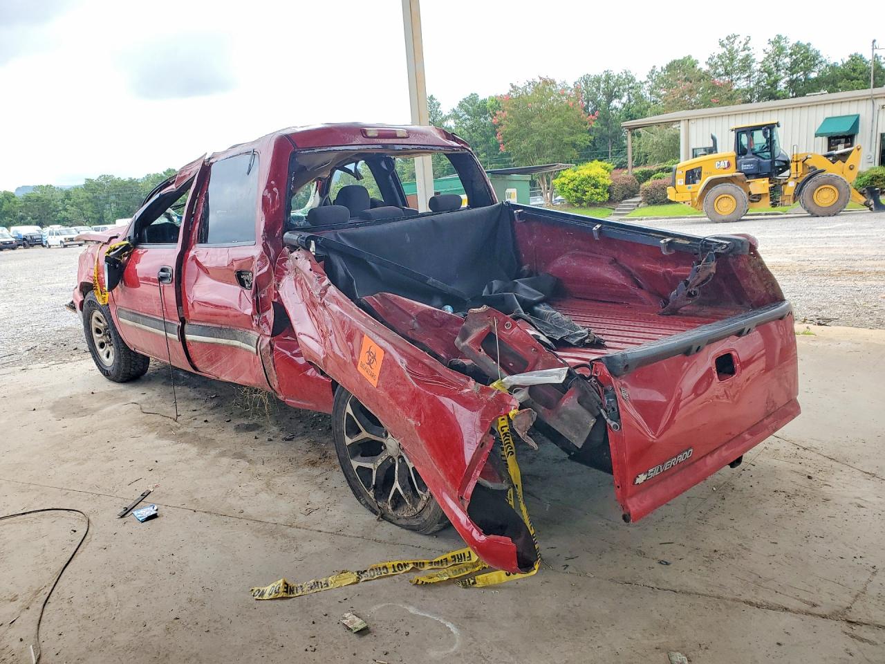 2006 Chevrolet Silverado C1500 Red vin: 2GCEC13V861315166