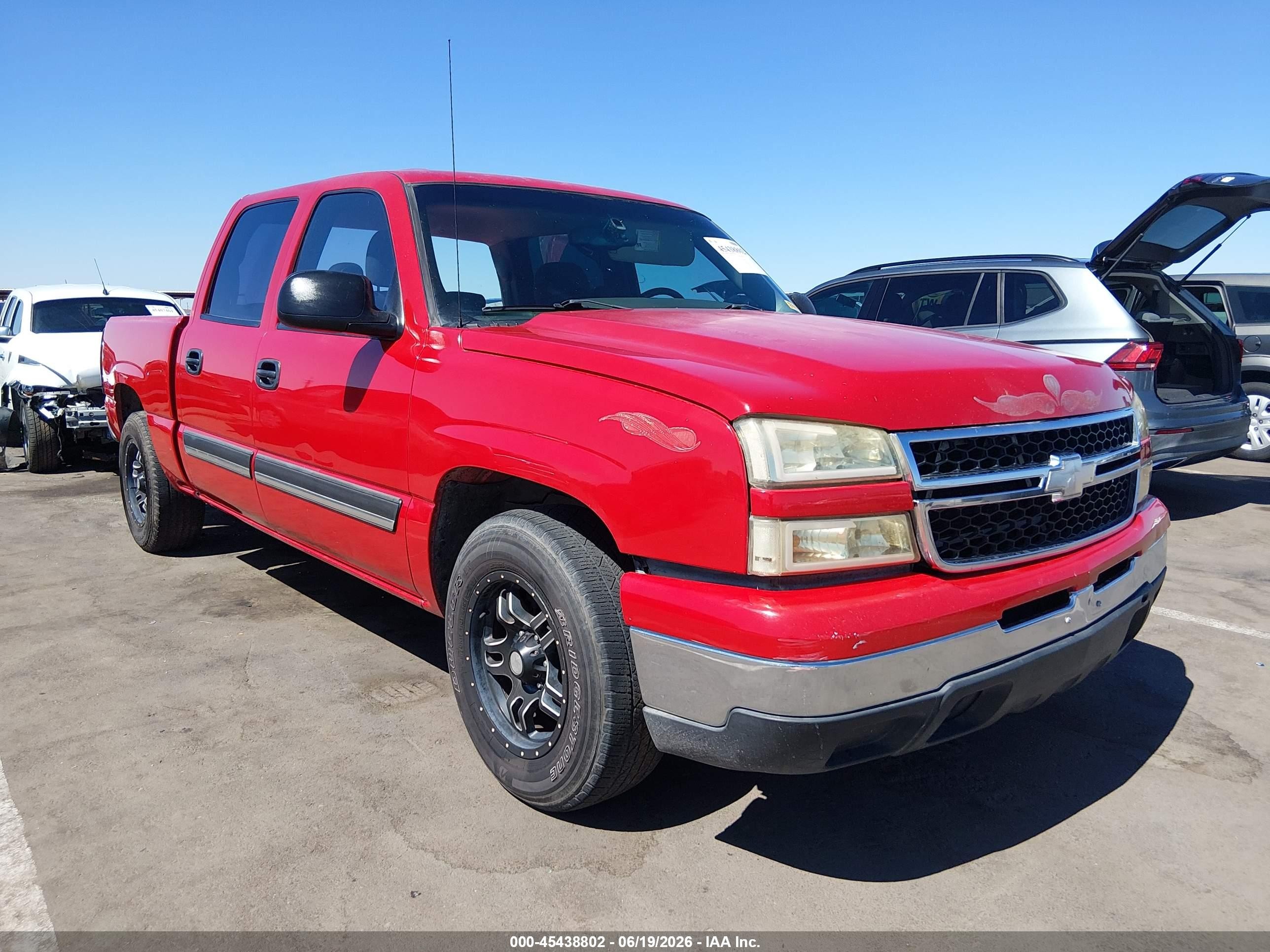 2007 Chevrolet Silverado 1500 Classic Ls Red vin: 2GCEC13V871165173