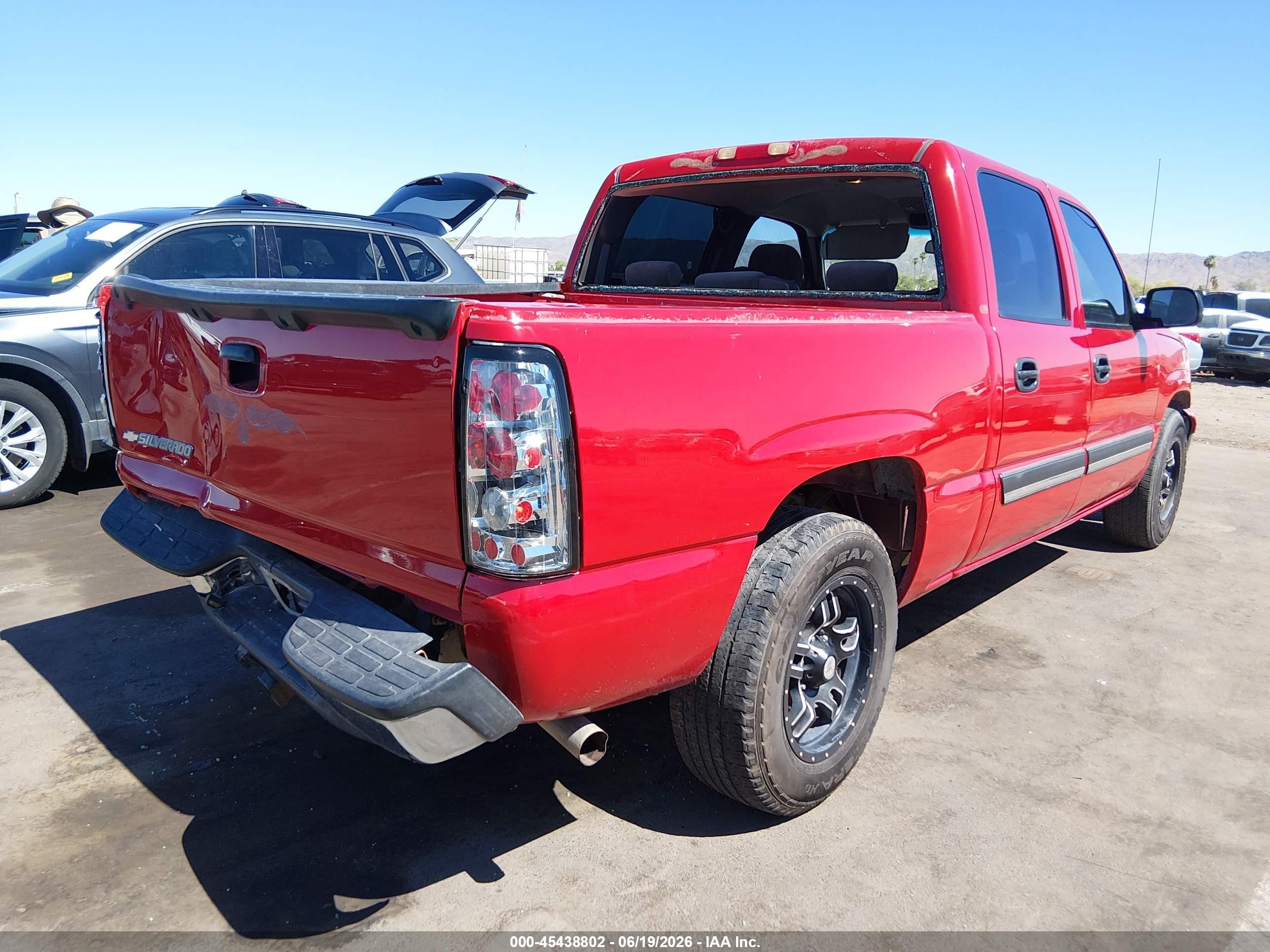 2007 Chevrolet Silverado 1500 Classic Ls Red vin: 2GCEC13V871165173