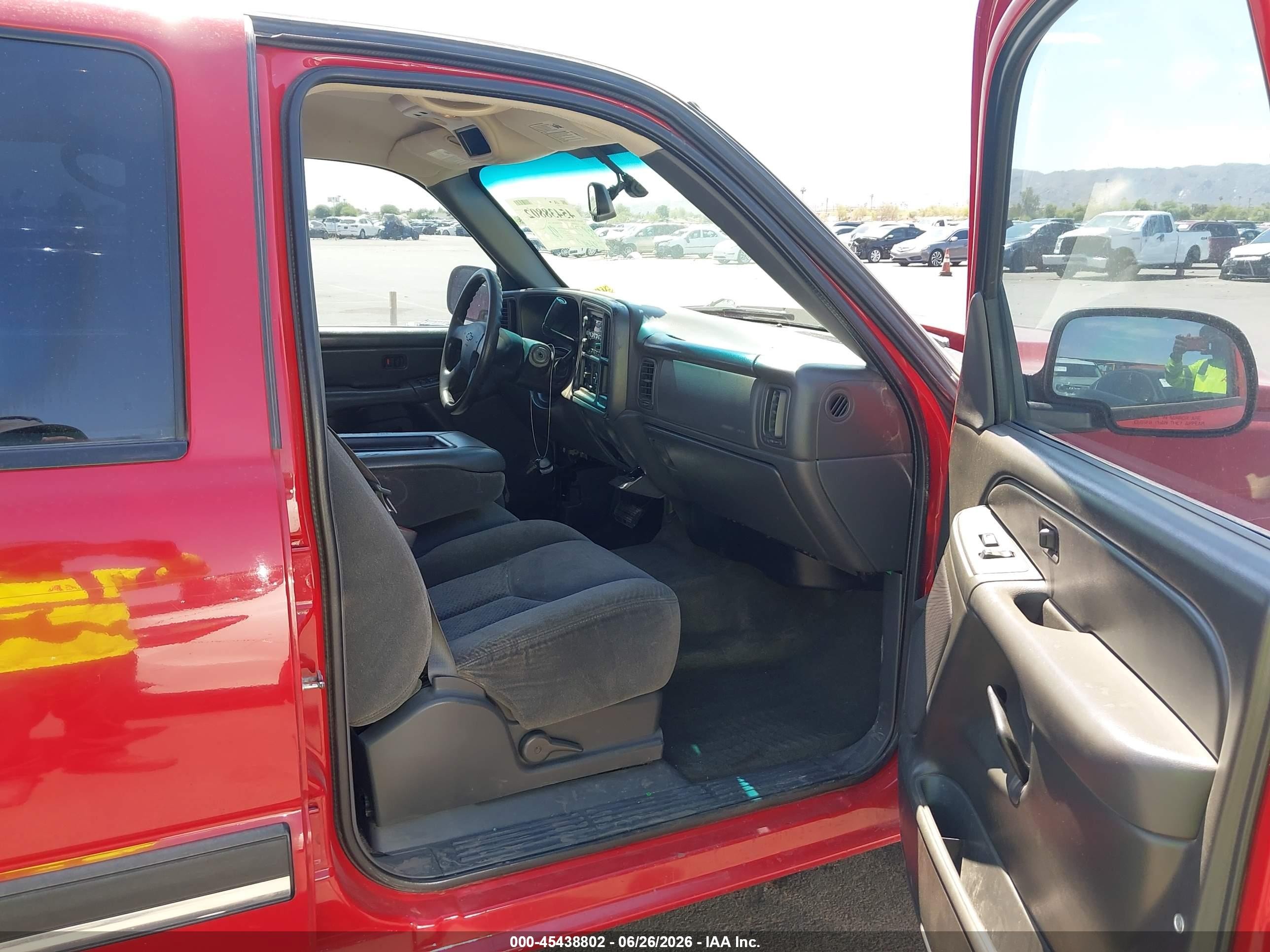 2007 Chevrolet Silverado 1500 Classic Ls Red vin: 2GCEC13V871165173
