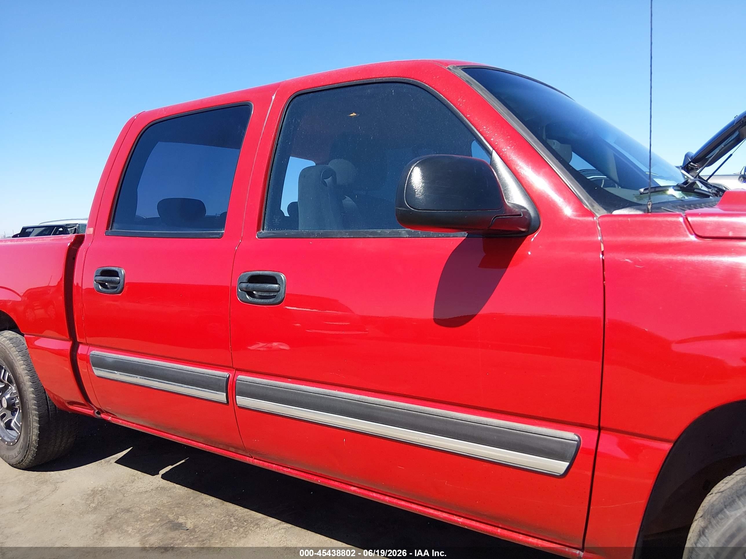 2007 Chevrolet Silverado 1500 Classic Ls Red vin: 2GCEC13V871165173