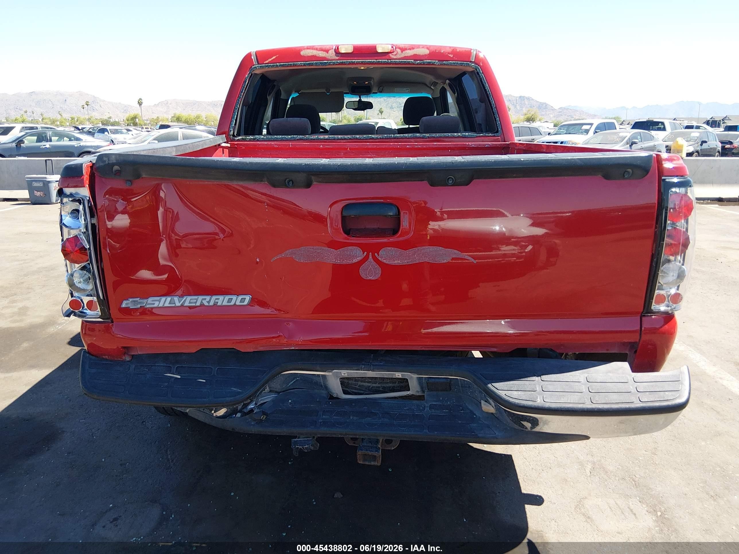2007 Chevrolet Silverado 1500 Classic Ls Red vin: 2GCEC13V871165173