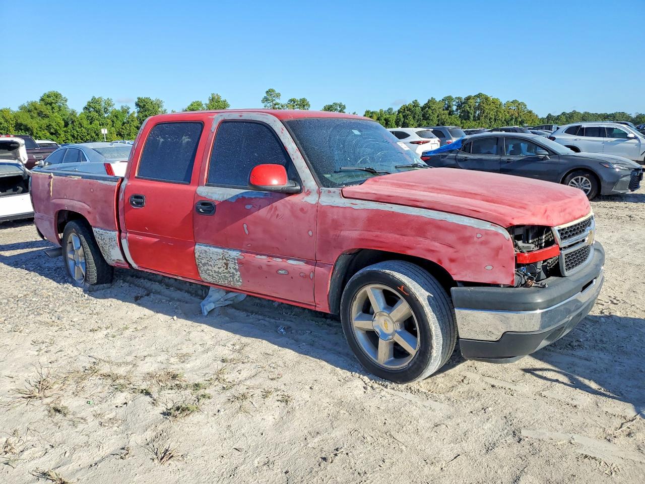 2006 Chevrolet Silverado C1500 Красный vin: 2GCEC13V961221958