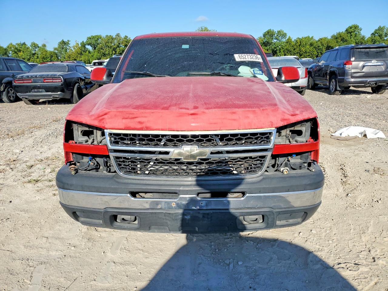 2006 Chevrolet Silverado C1500 Красный vin: 2GCEC13V961221958