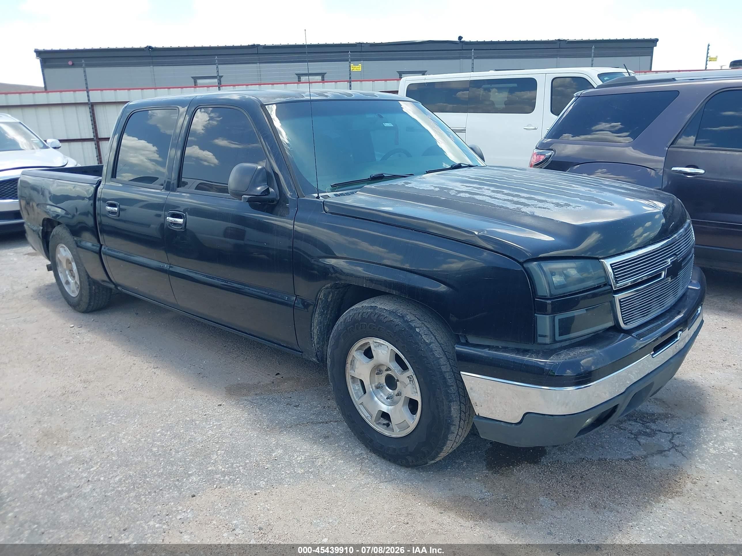 2006 Chevrolet Silverado 1500 Ls Черный vin: 2GCEC13V961296577