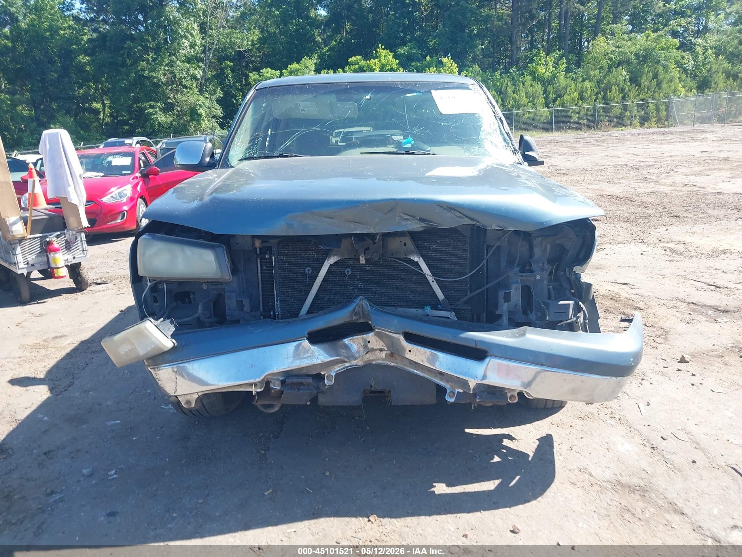 2006 Chevrolet Silverado 1500 Ls Blue vin: 2GCEC13V961340738