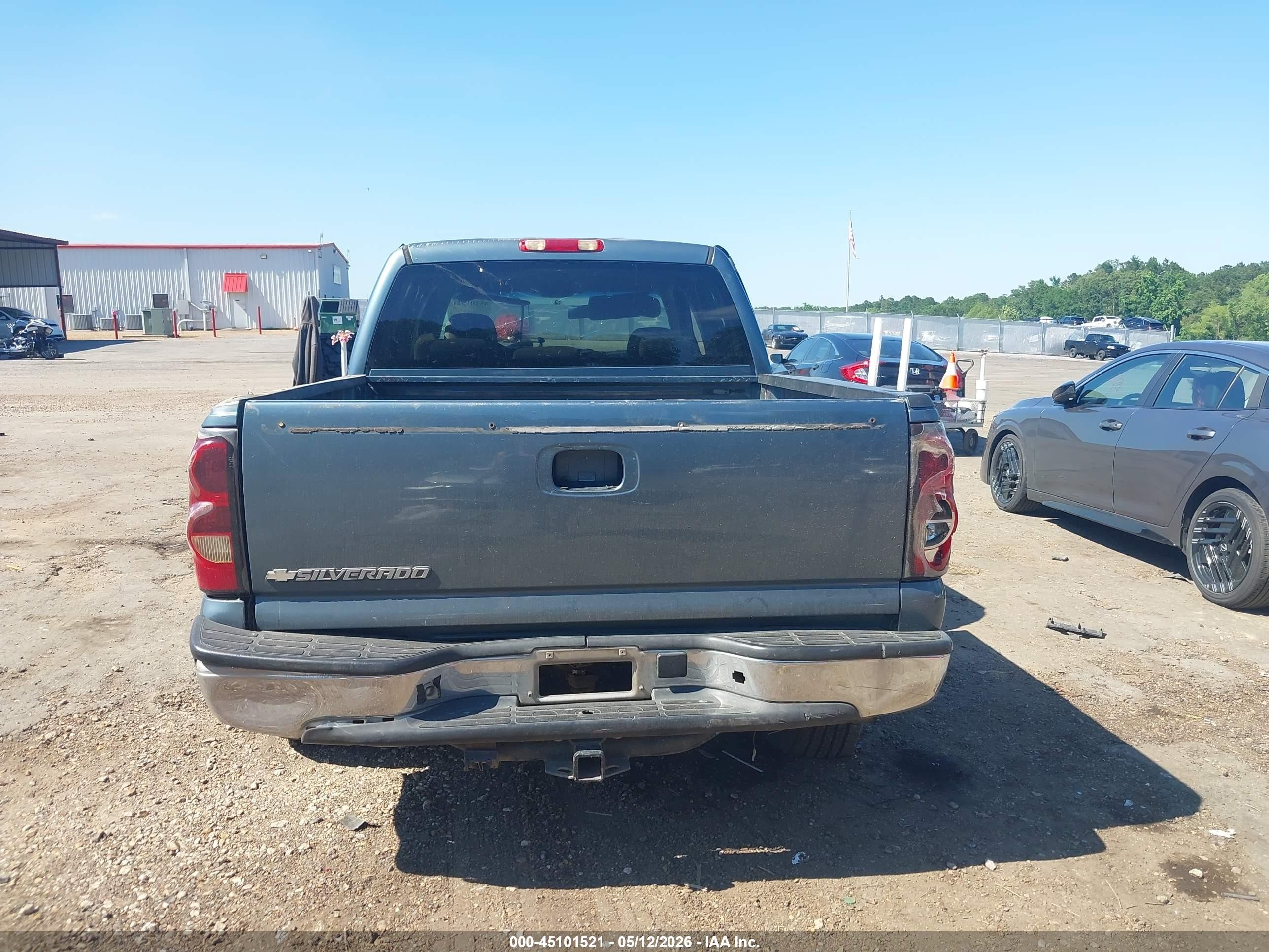 2006 Chevrolet Silverado 1500 Ls Blue vin: 2GCEC13V961340738