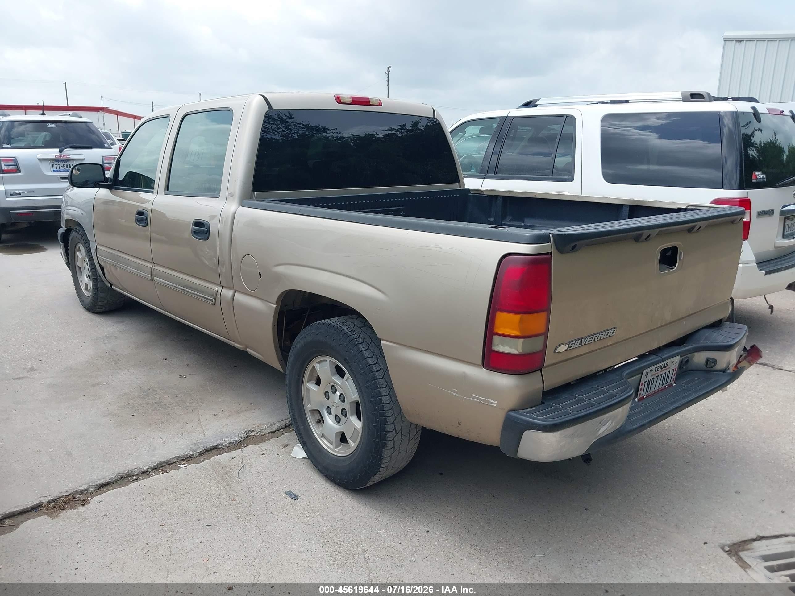 2007 Chevrolet Silverado 1500 Classic Ls Gold vin: 2GCEC13V971138709