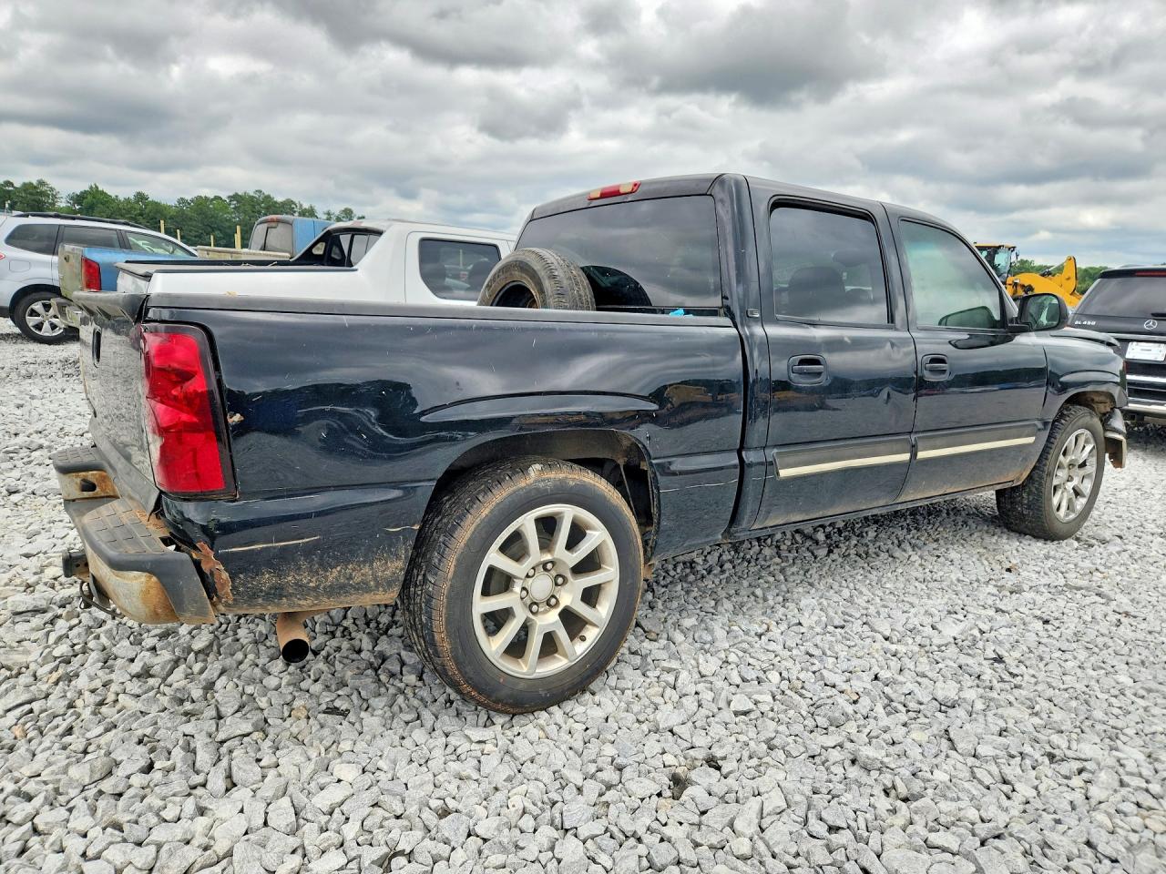 2007 Chevrolet Silverado C1500 Classic Crew Cab Black vin: 2GCEC13V971178904