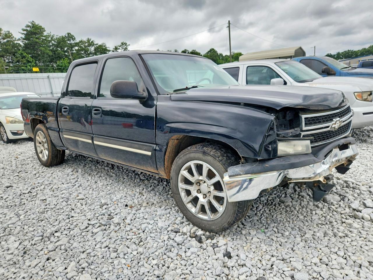 2007 Chevrolet Silverado C1500 Classic Crew Cab Black vin: 2GCEC13V971178904