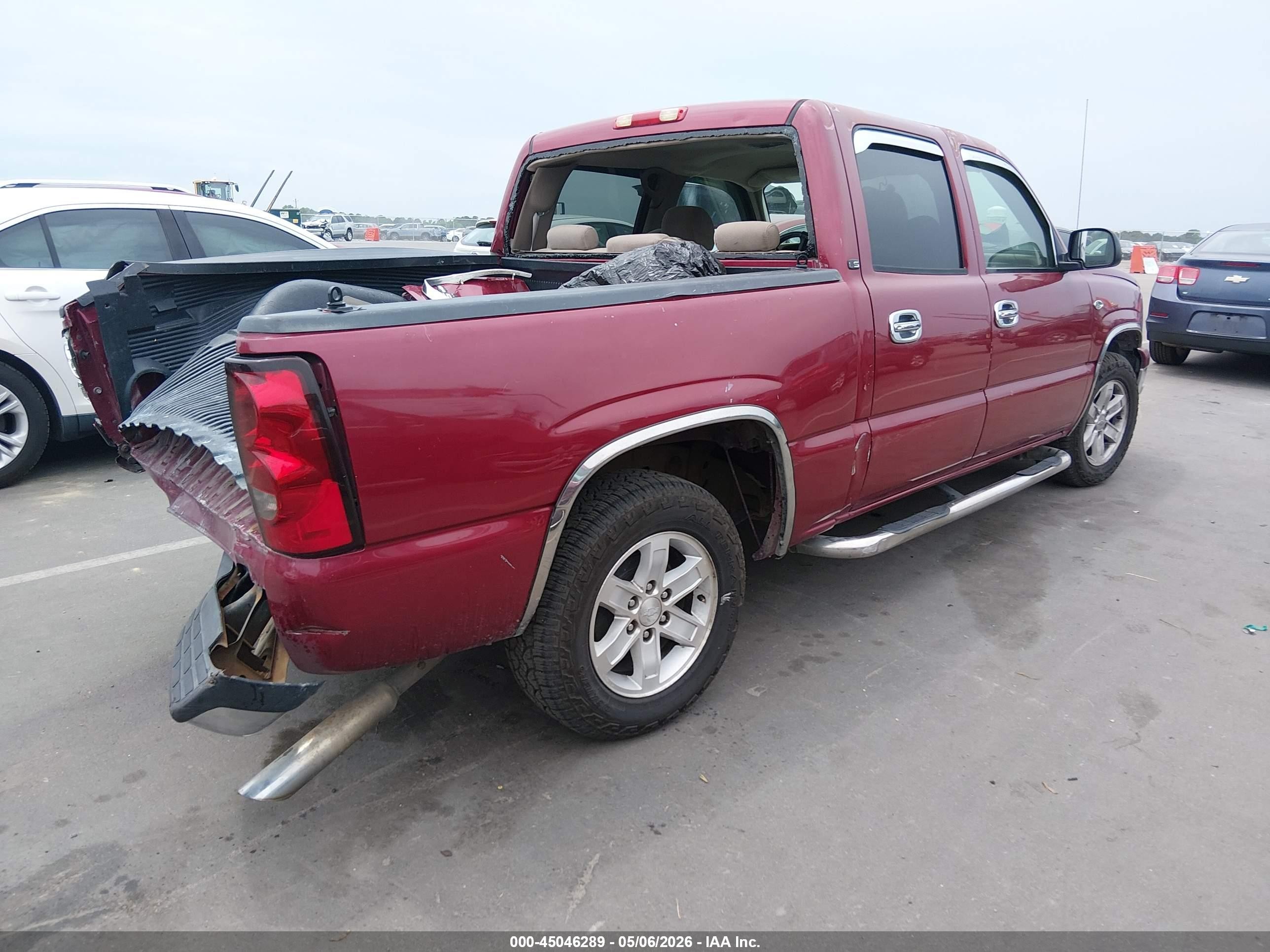2006 Chevrolet Silverado 1500 Ls Burgundy vin: 2GCEC13VX61208359