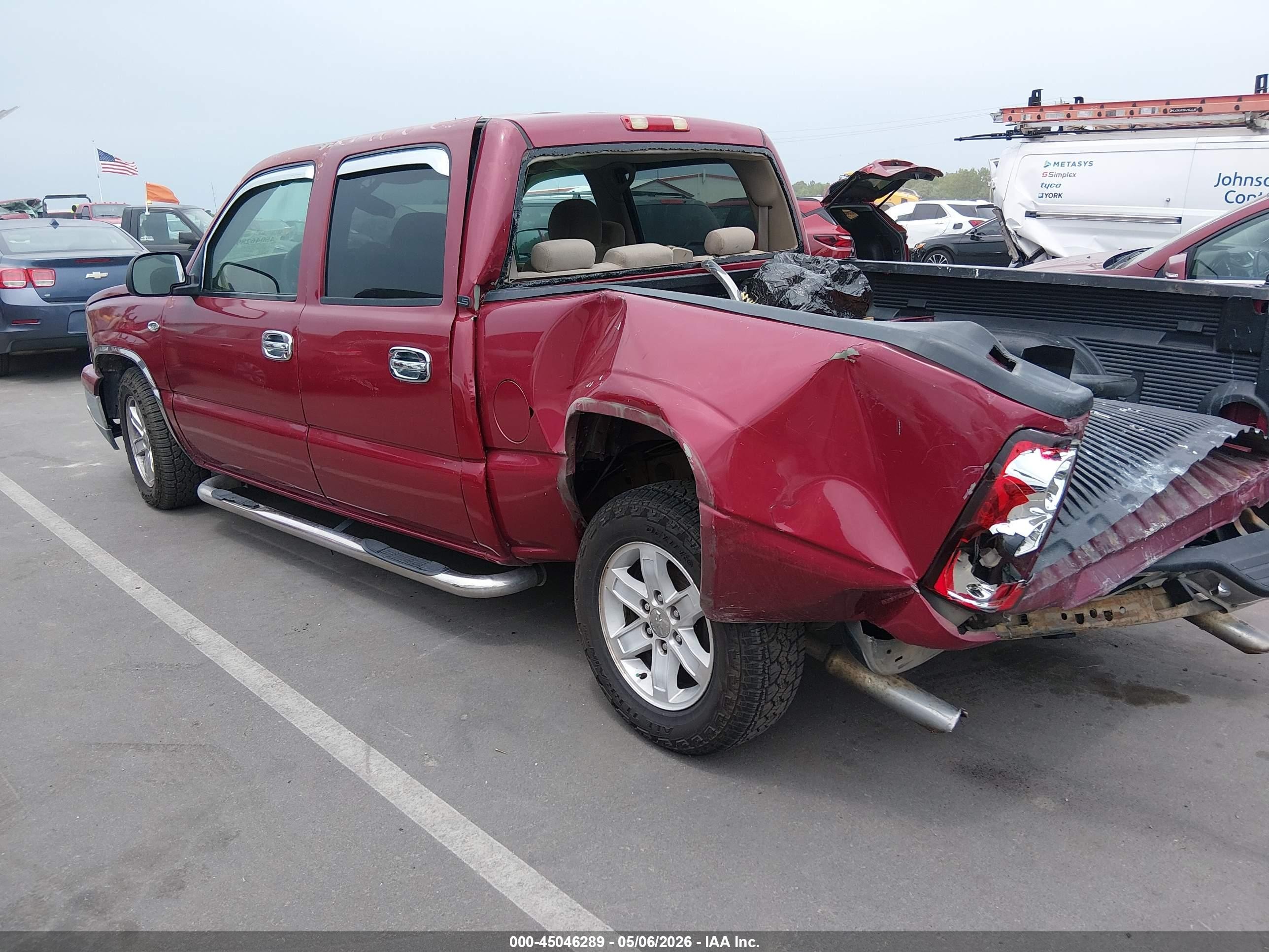 2006 Chevrolet Silverado 1500 Ls Burgundy vin: 2GCEC13VX61208359