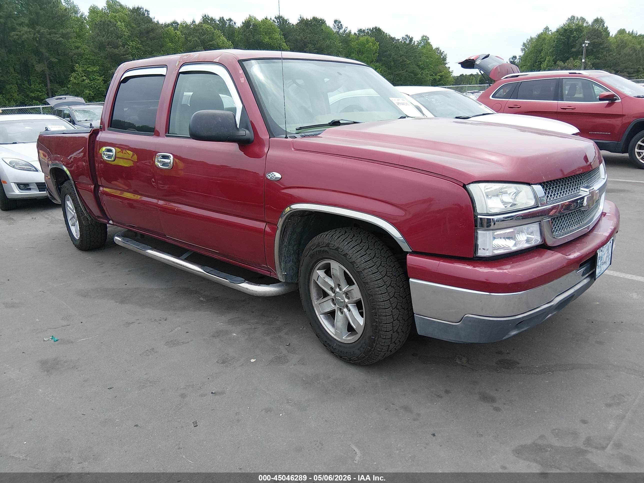 2006 Chevrolet Silverado 1500 Ls Burgundy vin: 2GCEC13VX61208359